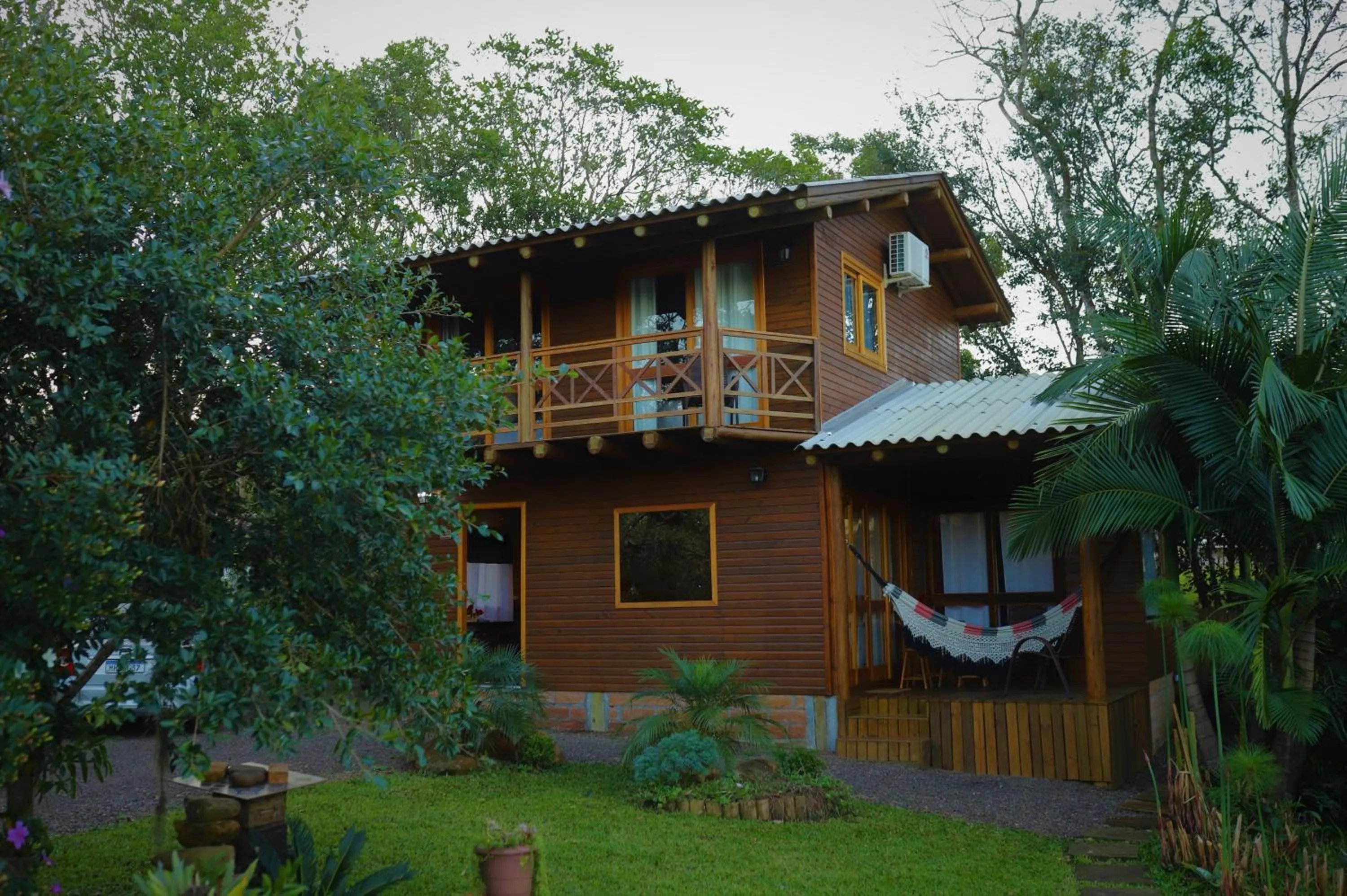 Garden view in Pousada Village dos Canyons