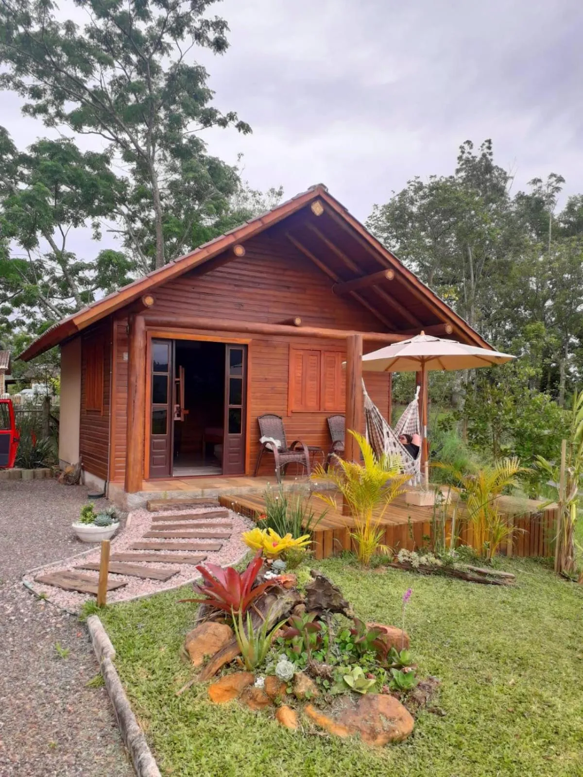 Garden view in Pousada Village dos Canyons