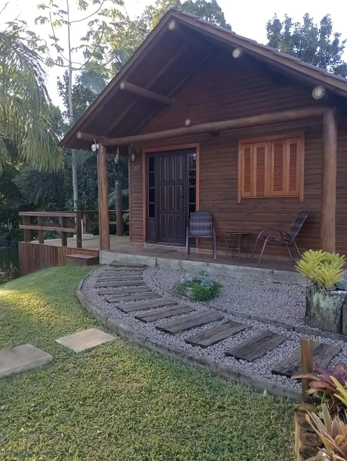 Garden view in Pousada Village dos Canyons