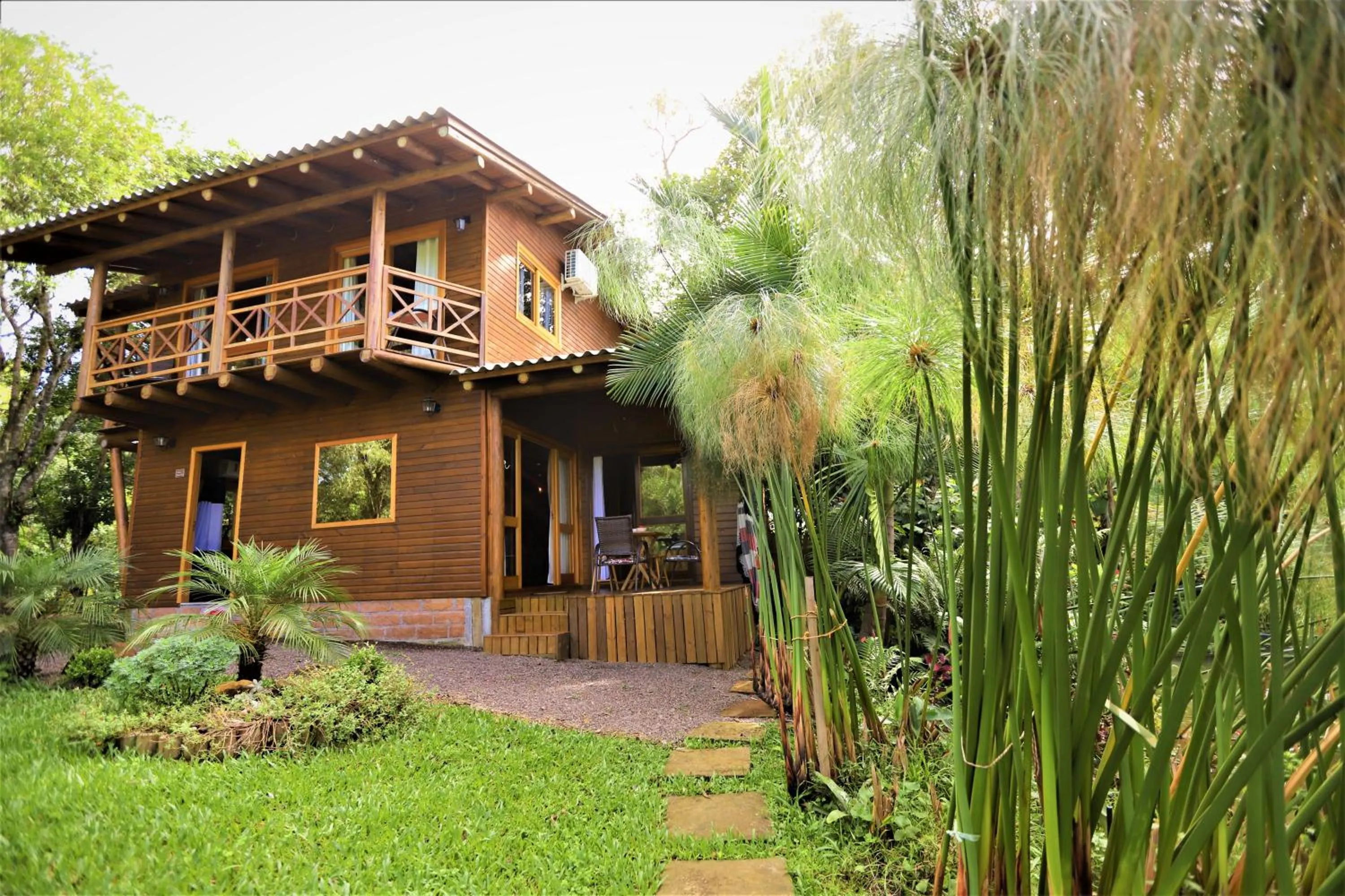Garden view in Pousada Village dos Canyons