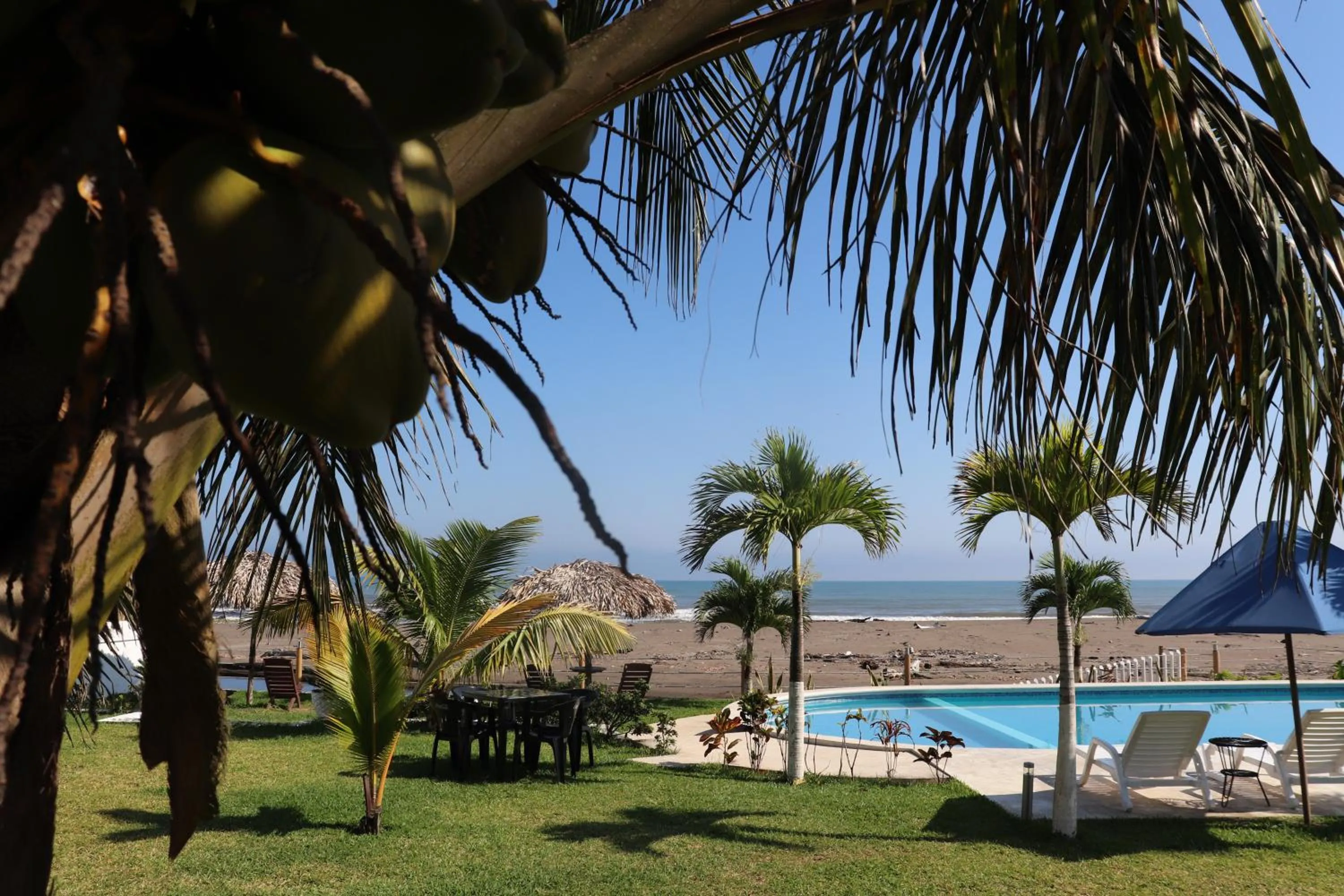 Garden view in Hotel Lunazul In Costa Esmeralda
