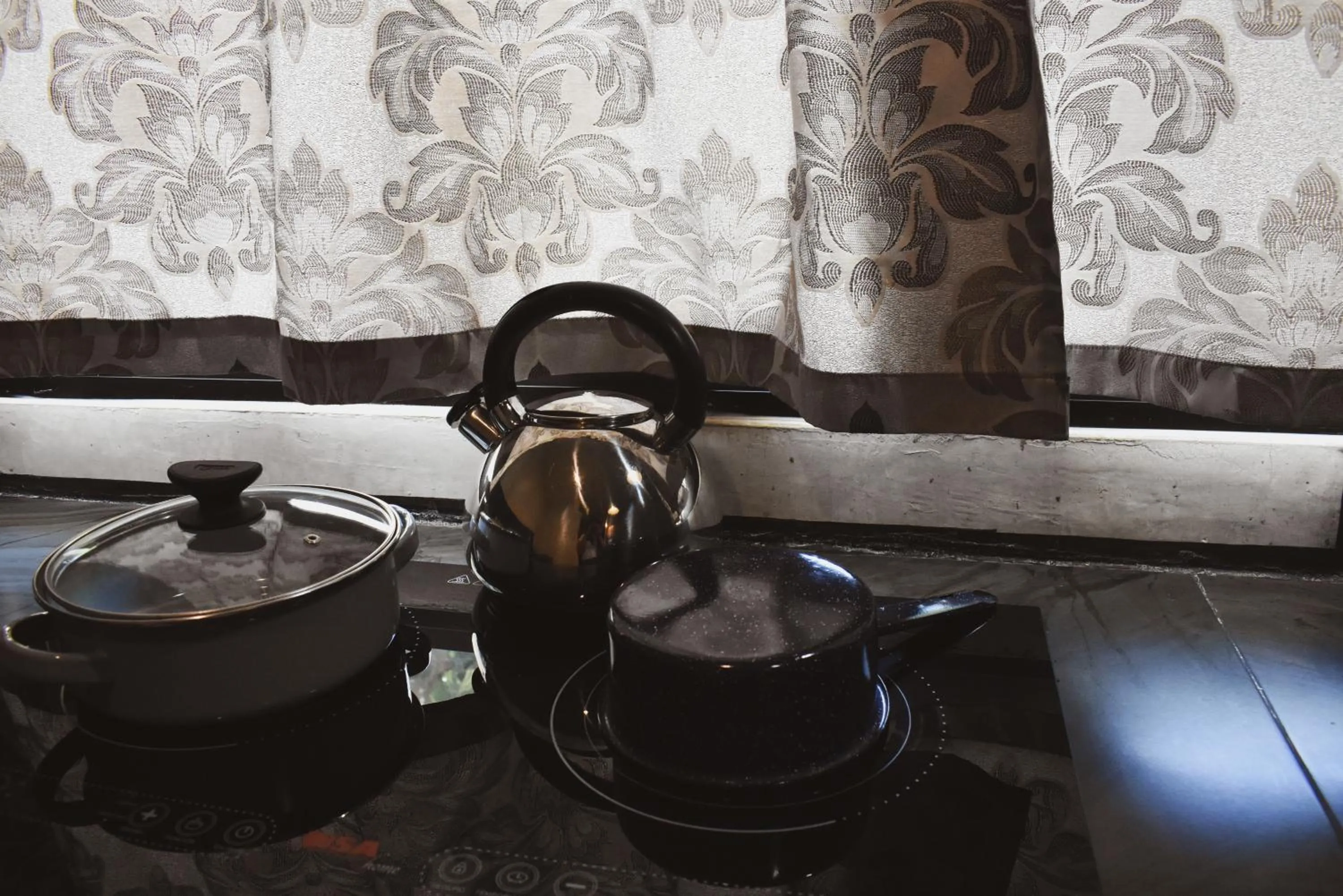 Kitchen or kitchenette in Hotel Boutique Bugambilias