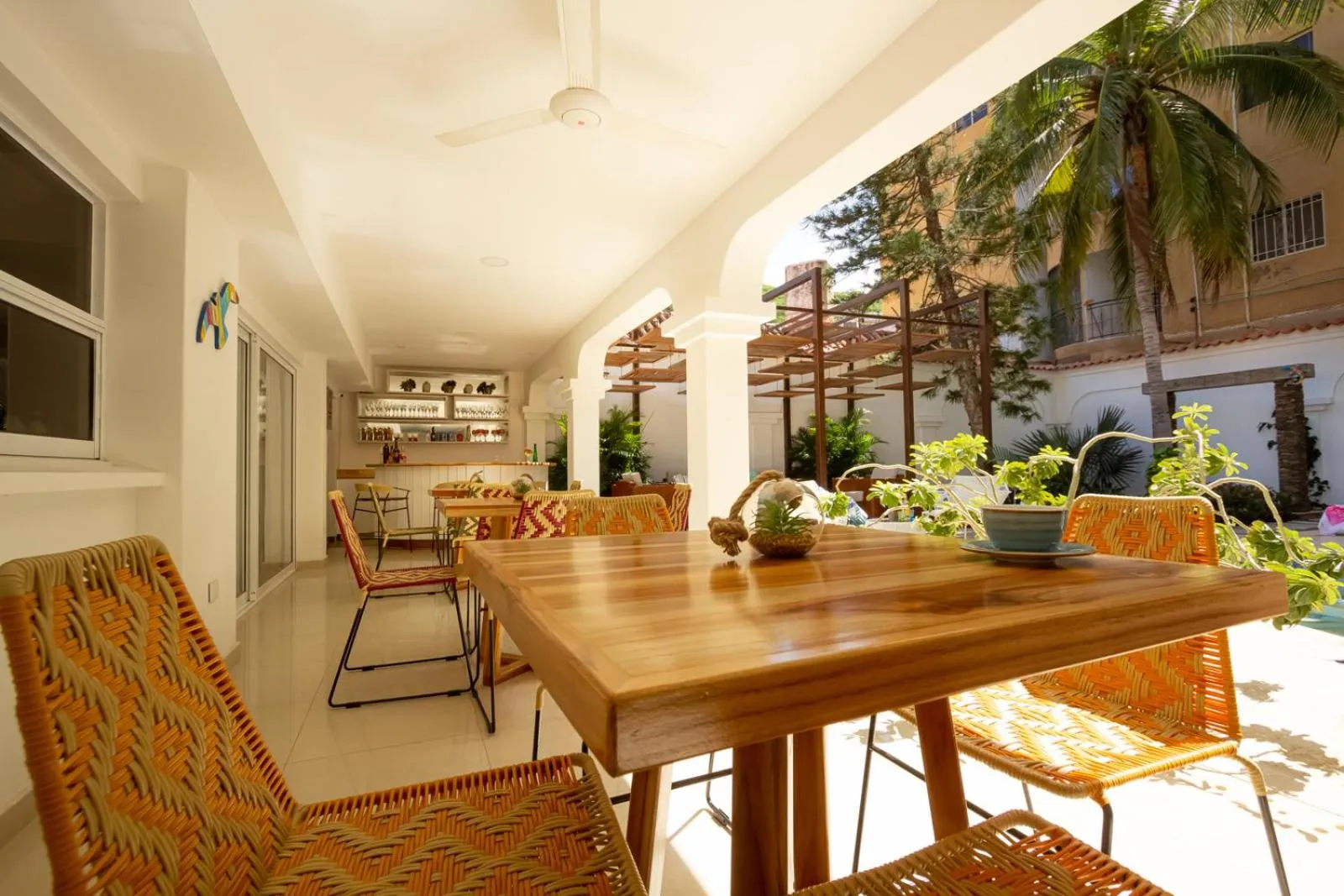Seating area in Hotel Mandalas House by DOT Boutique