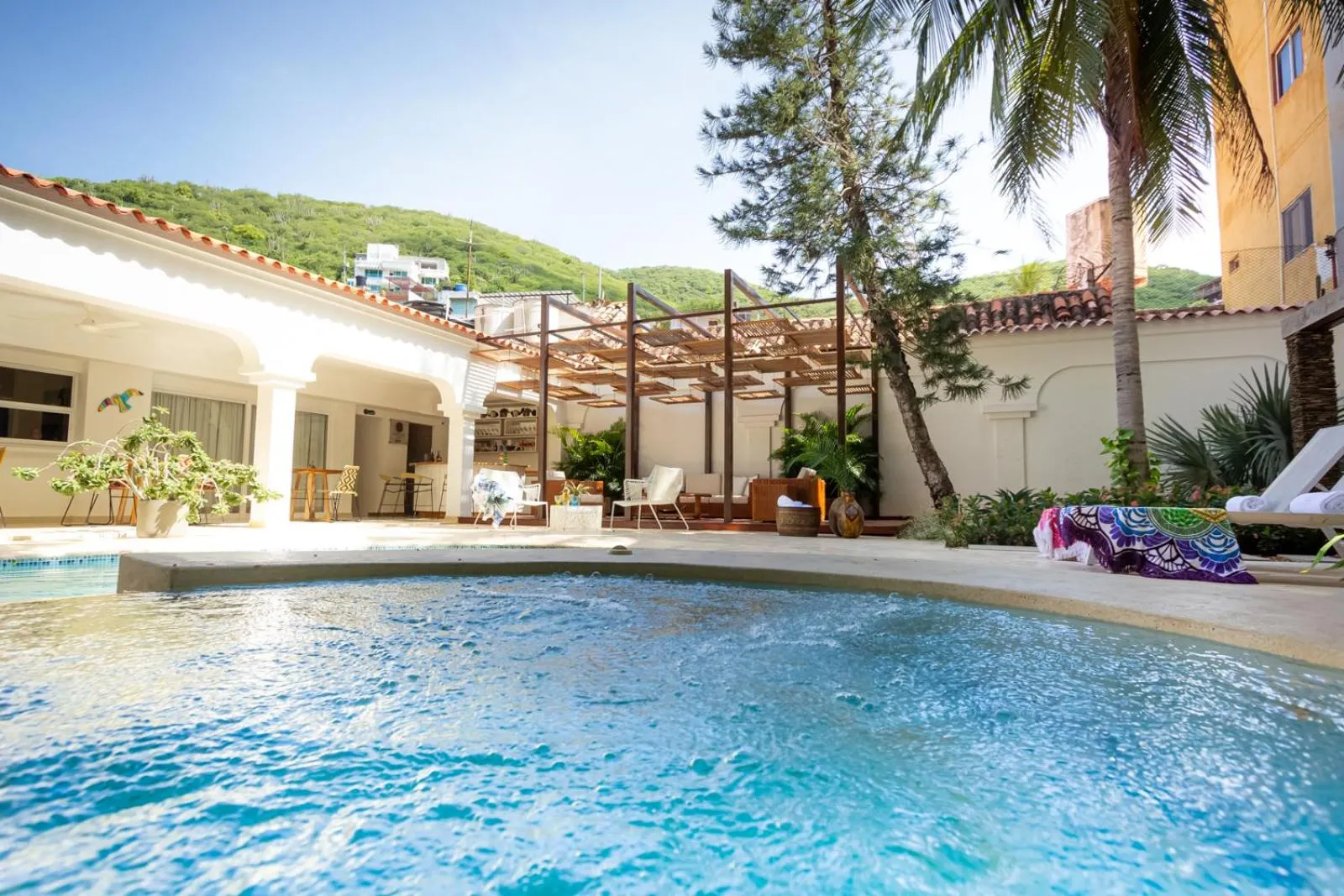 Pool view in Hotel Mandalas House by DOT Boutique
