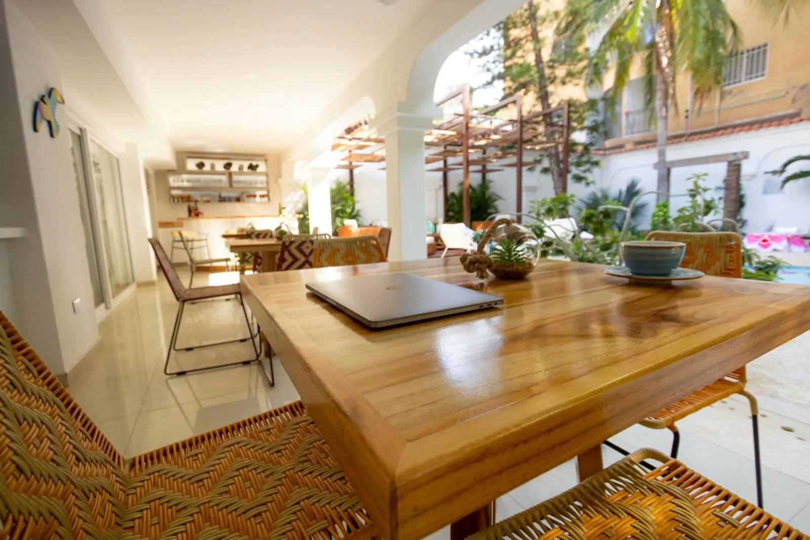 Seating area in Hotel Mandalas House by DOT Boutique
