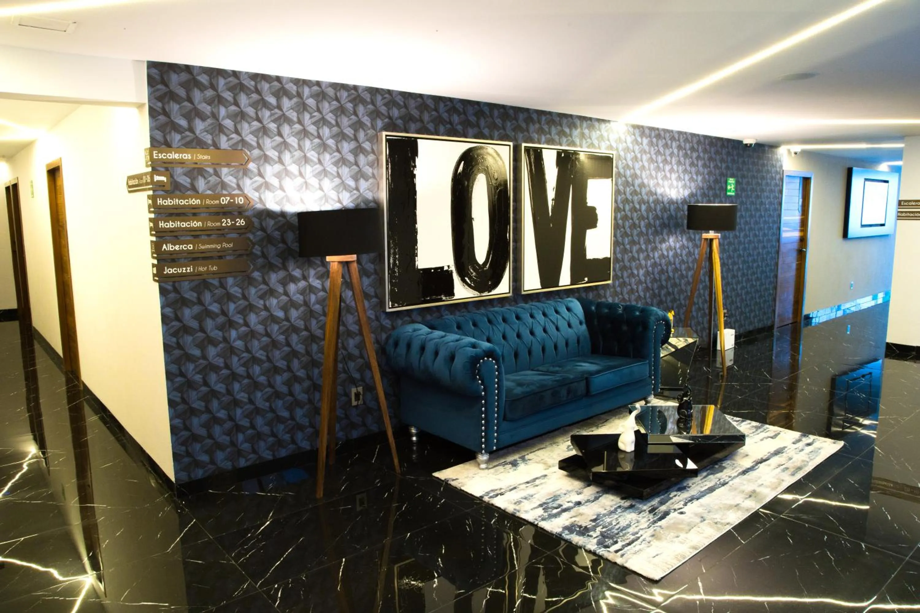 Living room in Ramë Hotel Boutique