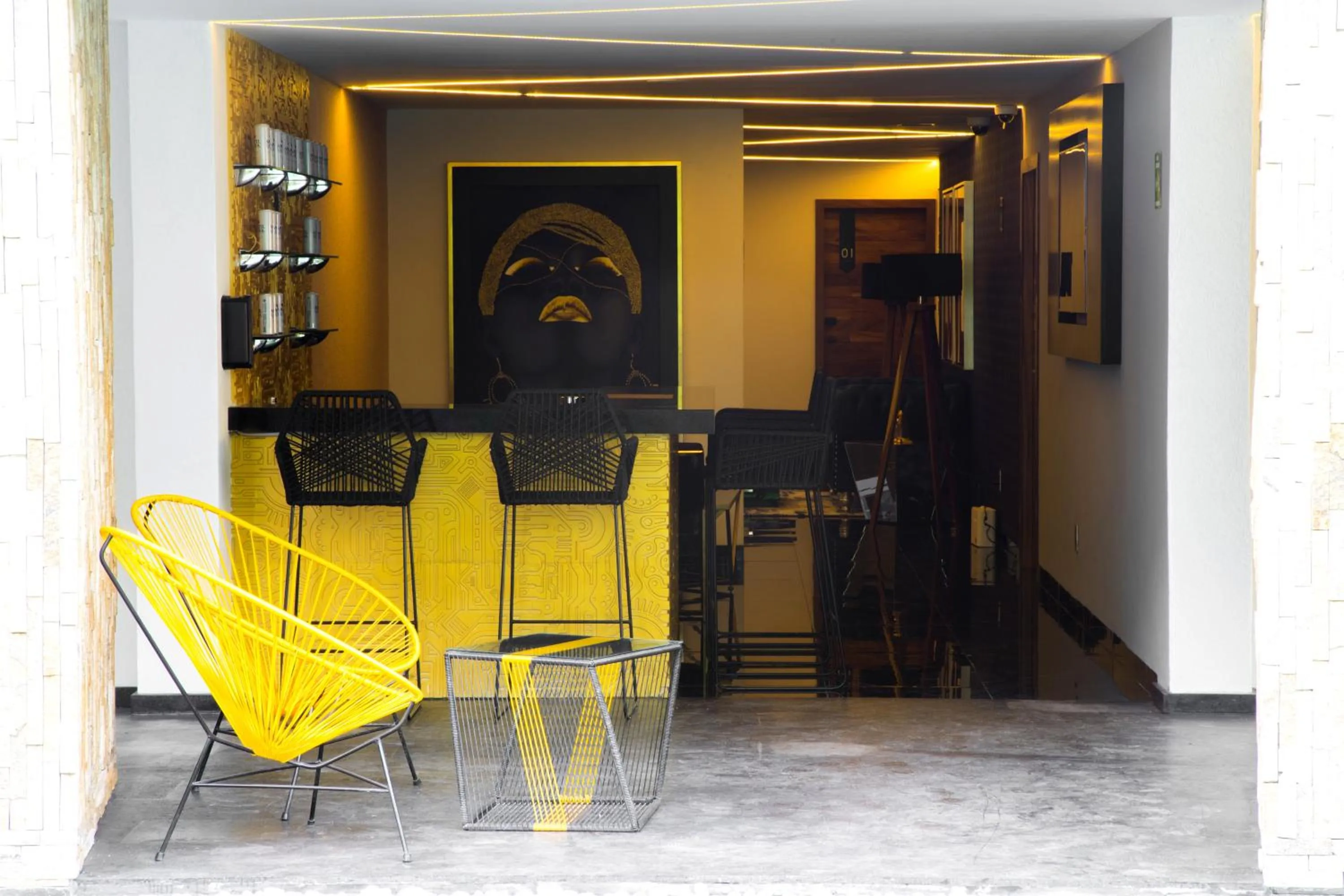 Lounge or bar in Ramë Hotel Boutique