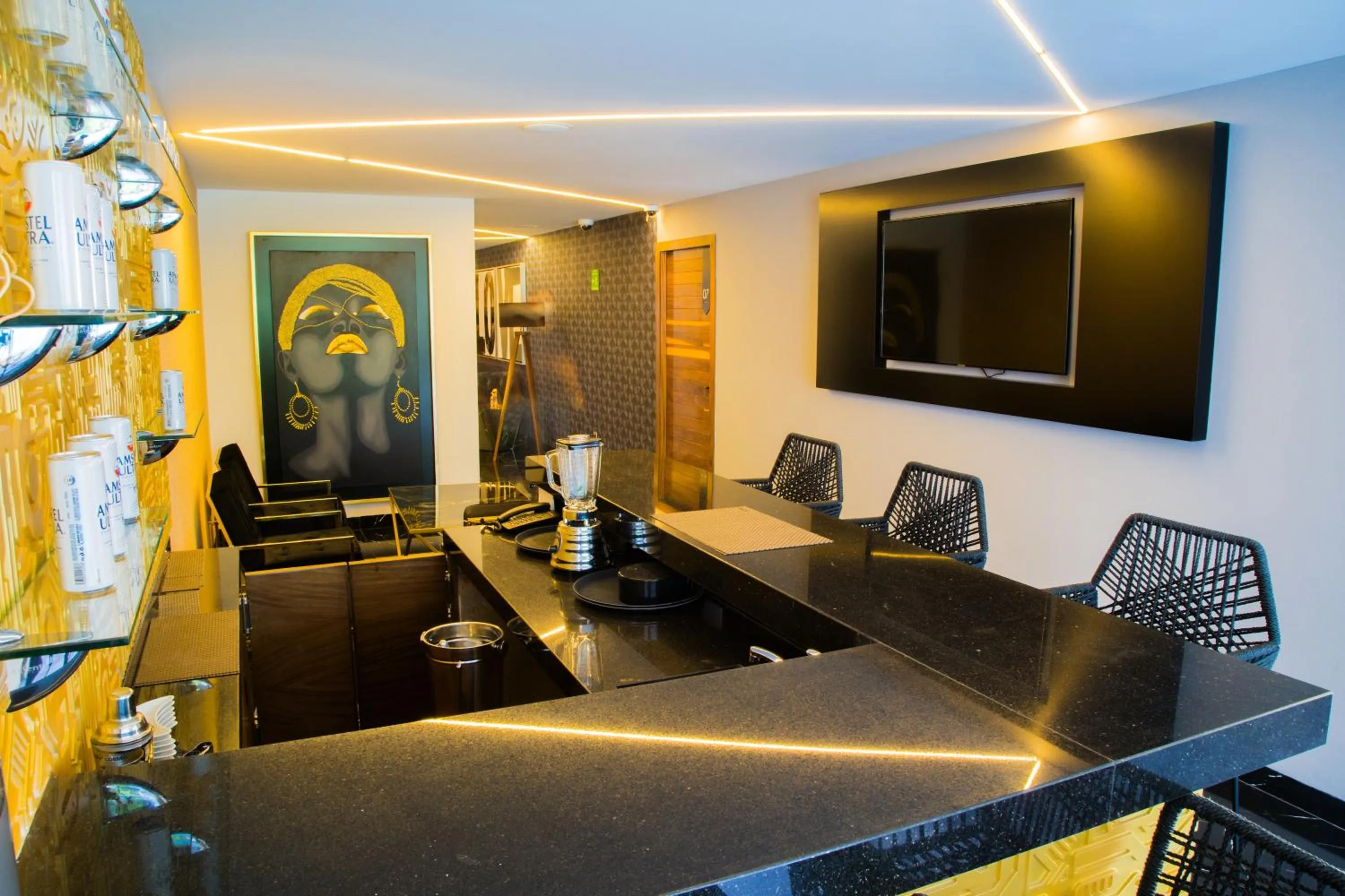 Lounge or bar in Ramë Hotel Boutique