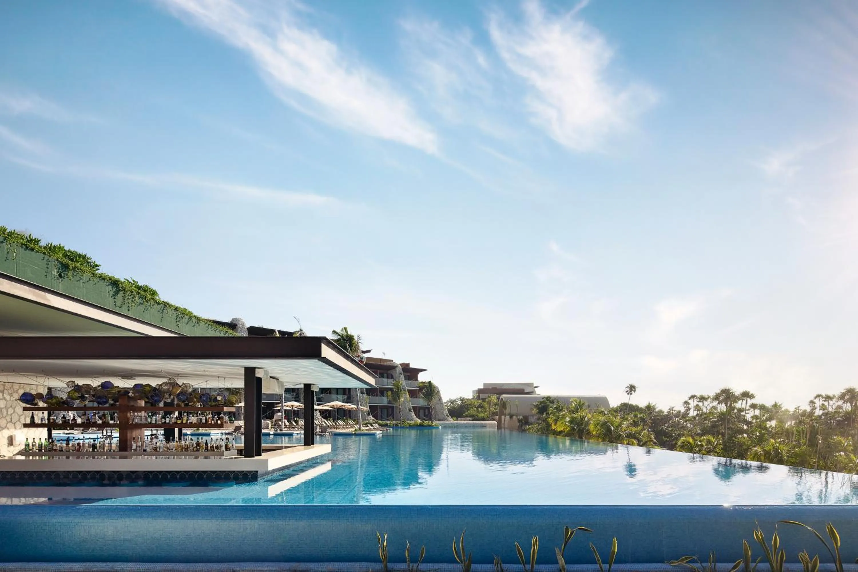 Swimming pool in Hotel Xcaret Arte - All Parks All Fun Inclusive - Adults Only