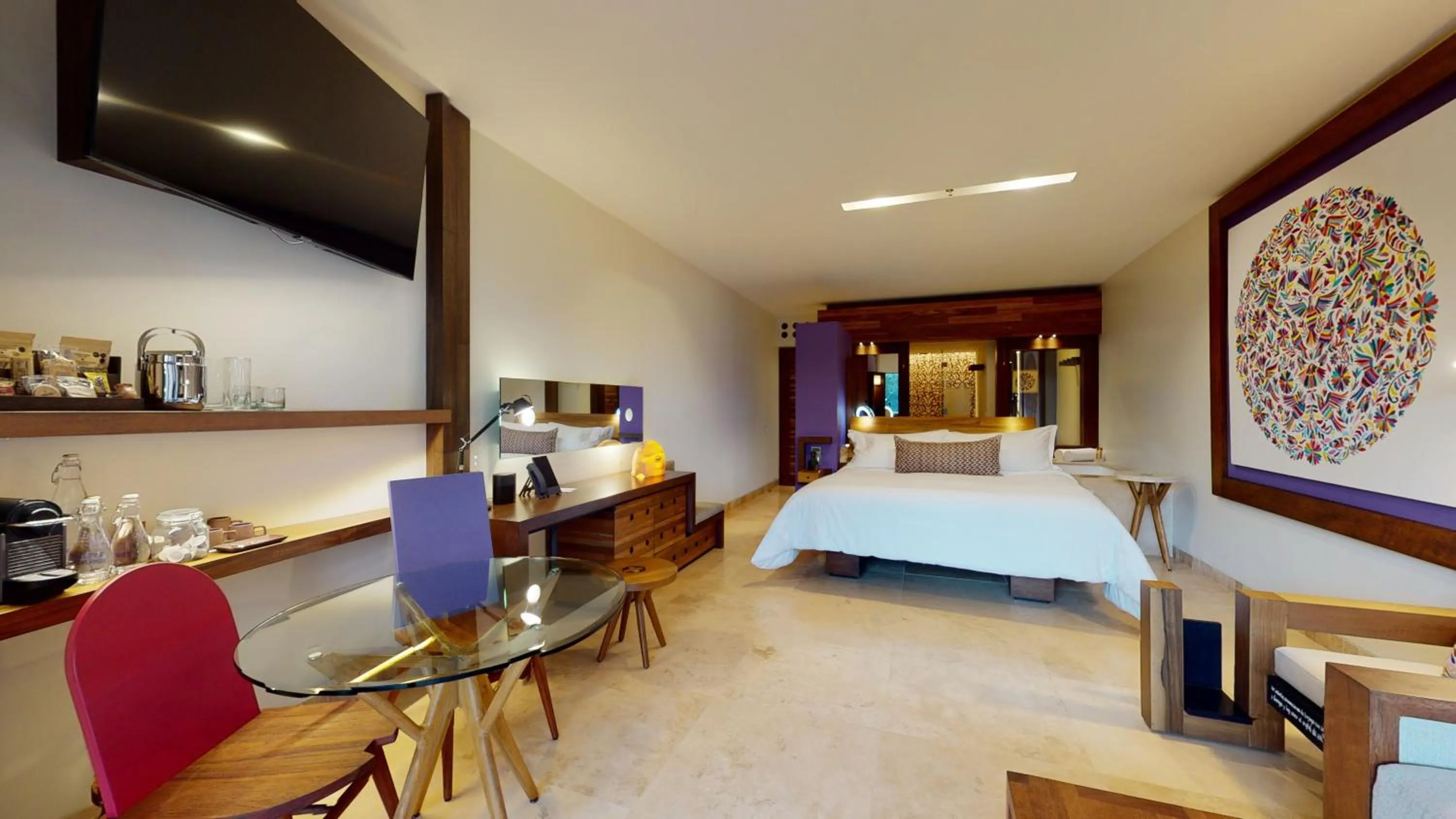 Bed in Hotel Xcaret Arte - All Parks All Fun Inclusive - Adults Only