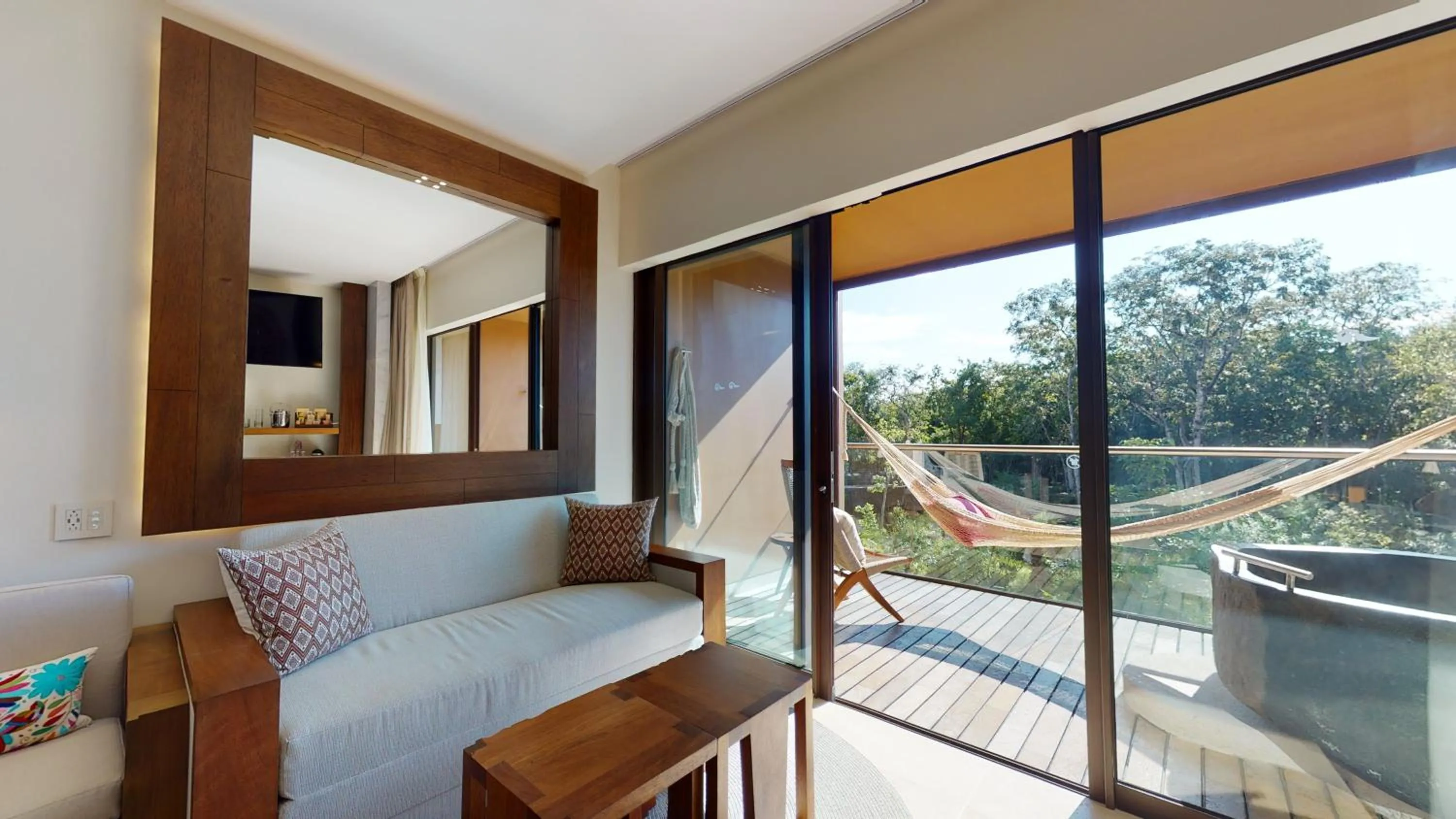 Balcony/Terrace in Hotel Xcaret Arte - All Parks All Fun Inclusive - Adults Only