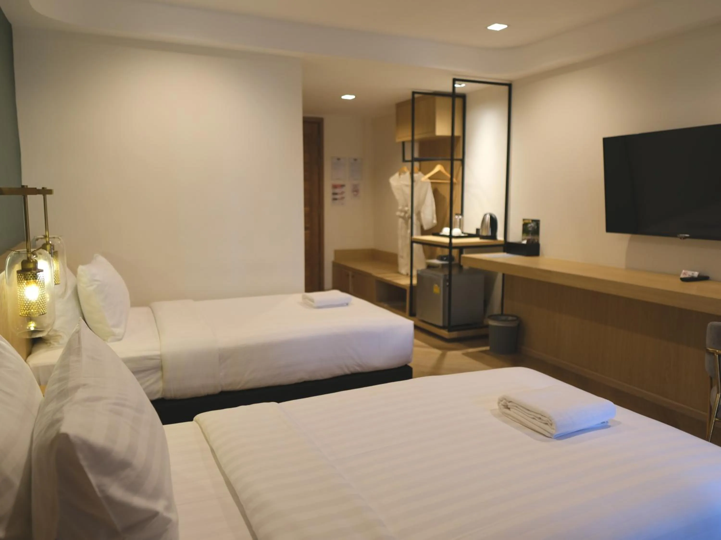 Bed in Sann Boutique Hotel