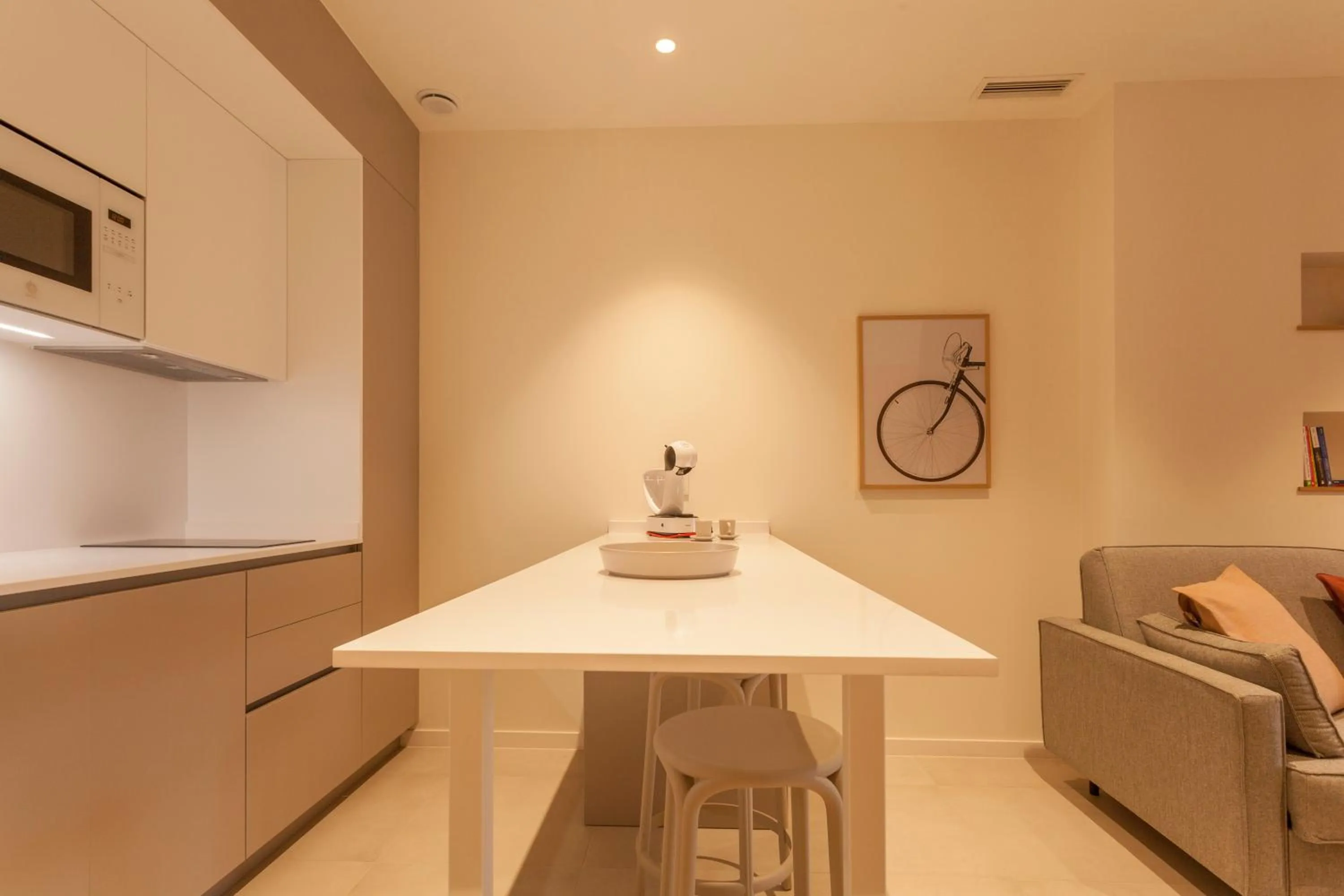 Kitchen or kitchenette in Apartamentos Málaga Premium - Calle Granada