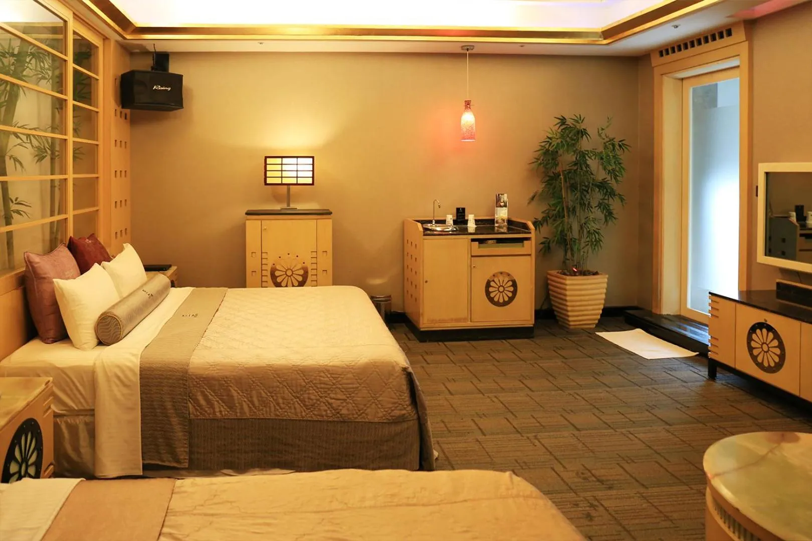 Bed in In-stone Motel