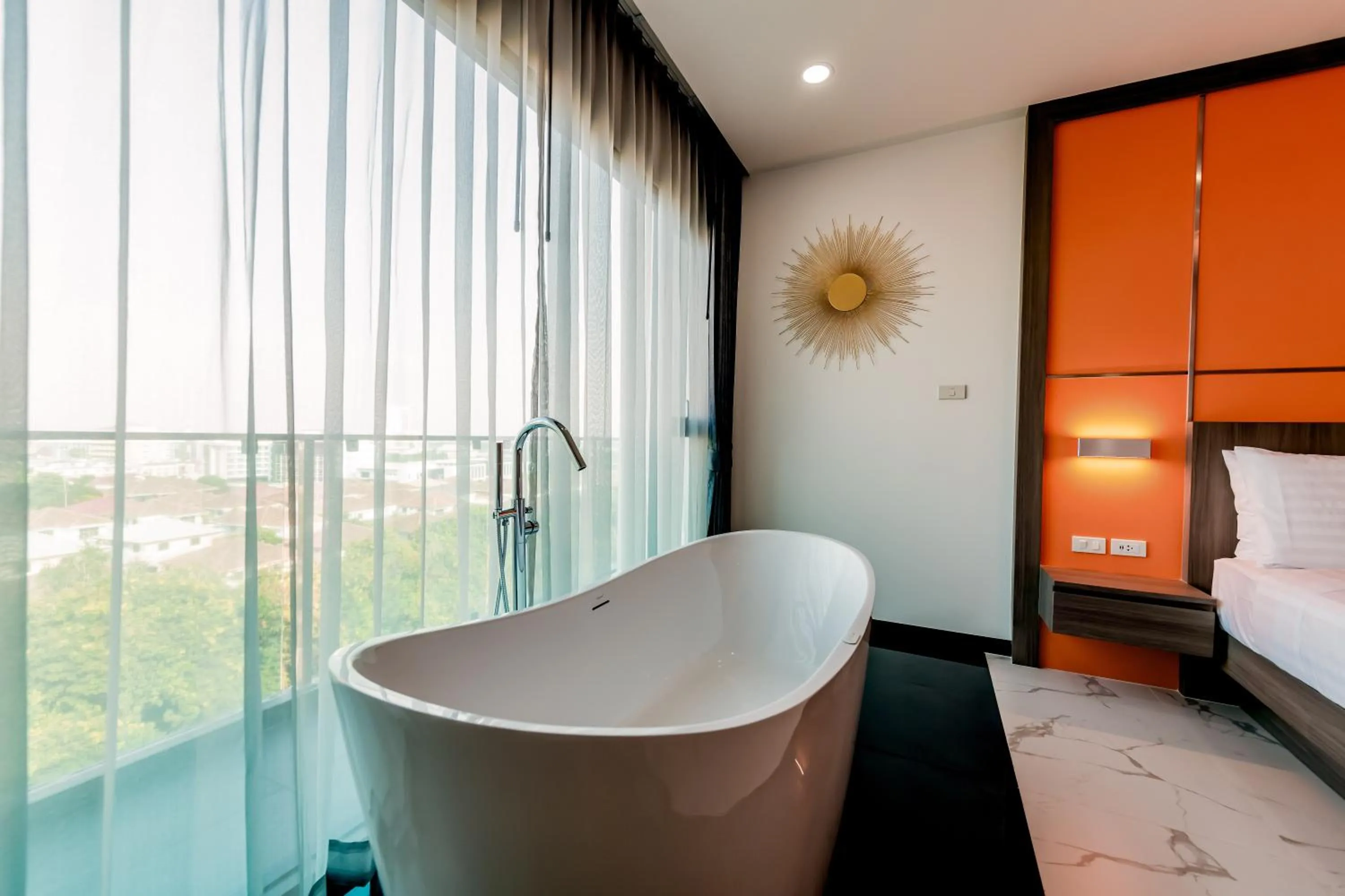 Bed in The Proud Hotel Pattaya - SHA Certified