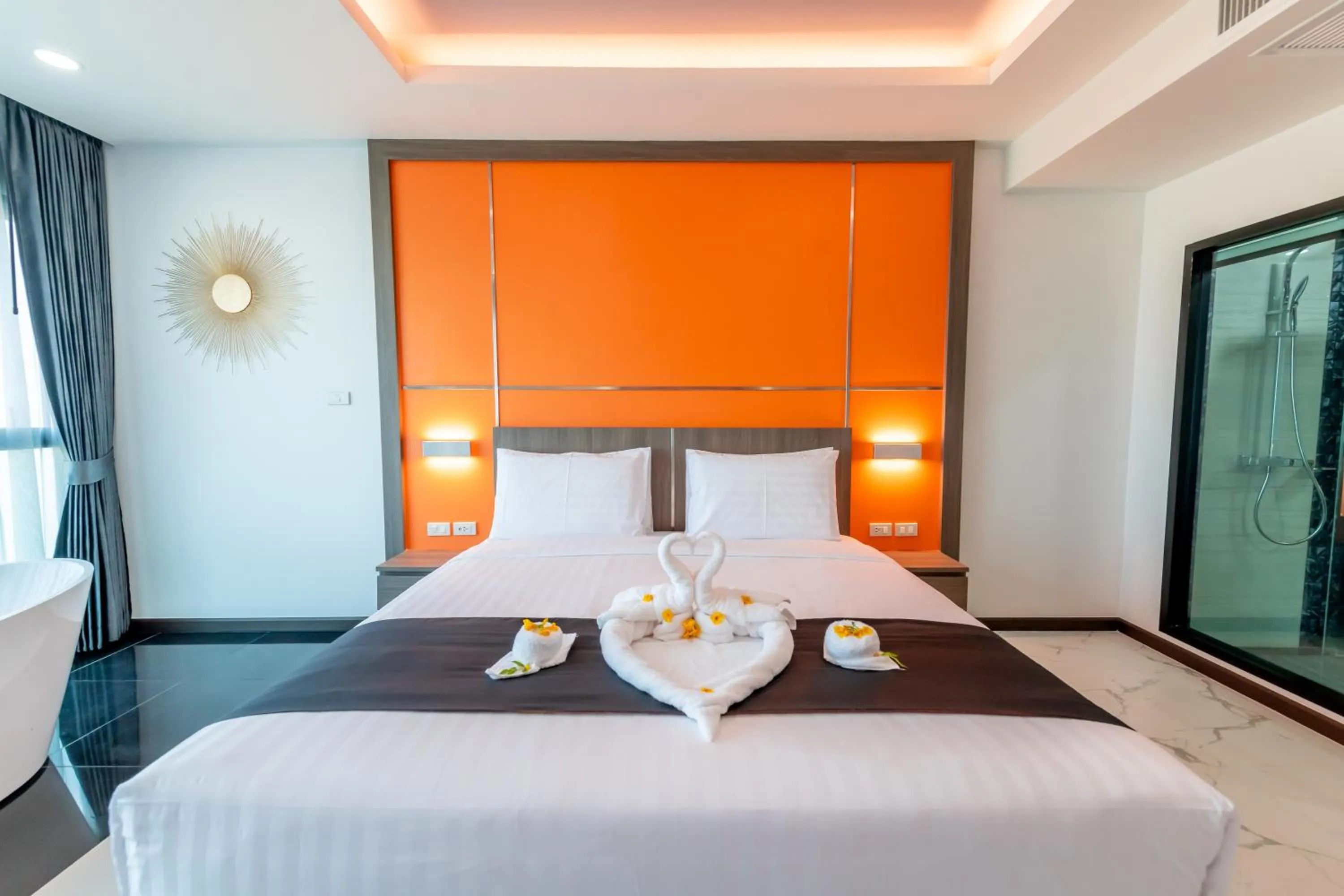 Bed in The Proud Hotel Pattaya - SHA Certified