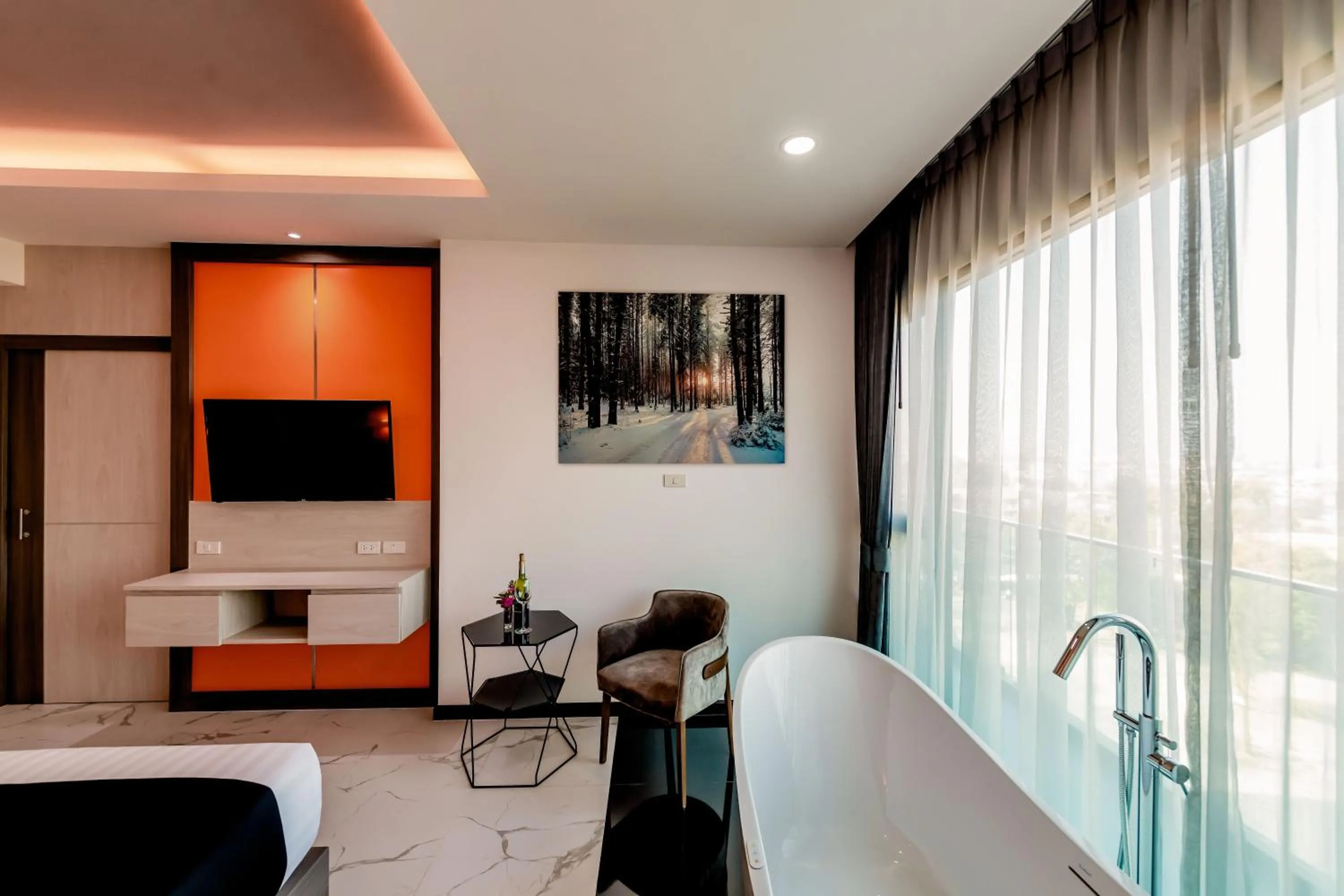 Bed in The Proud Hotel Pattaya - SHA Certified