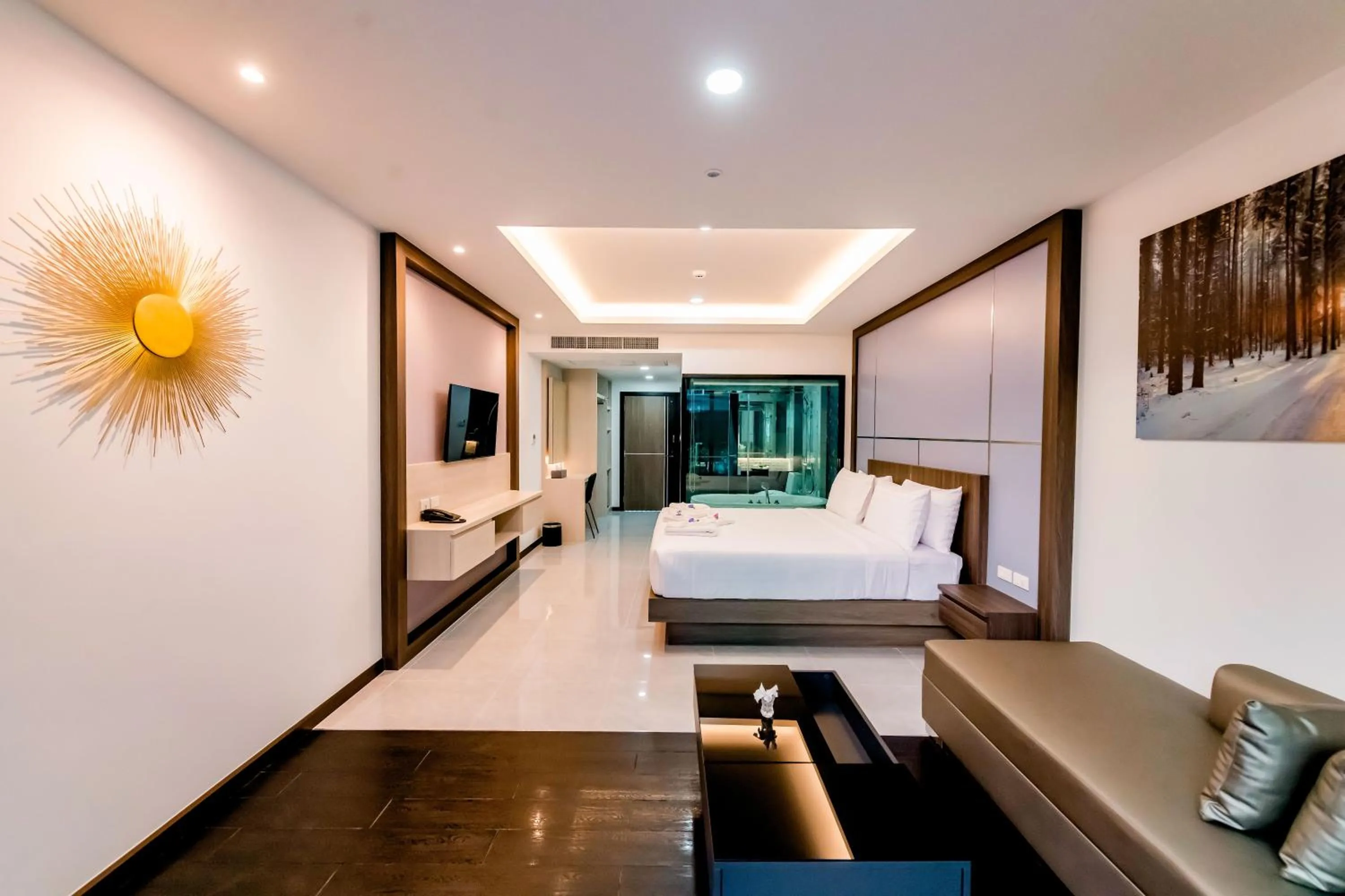 Bed in The Proud Hotel Pattaya - SHA Certified