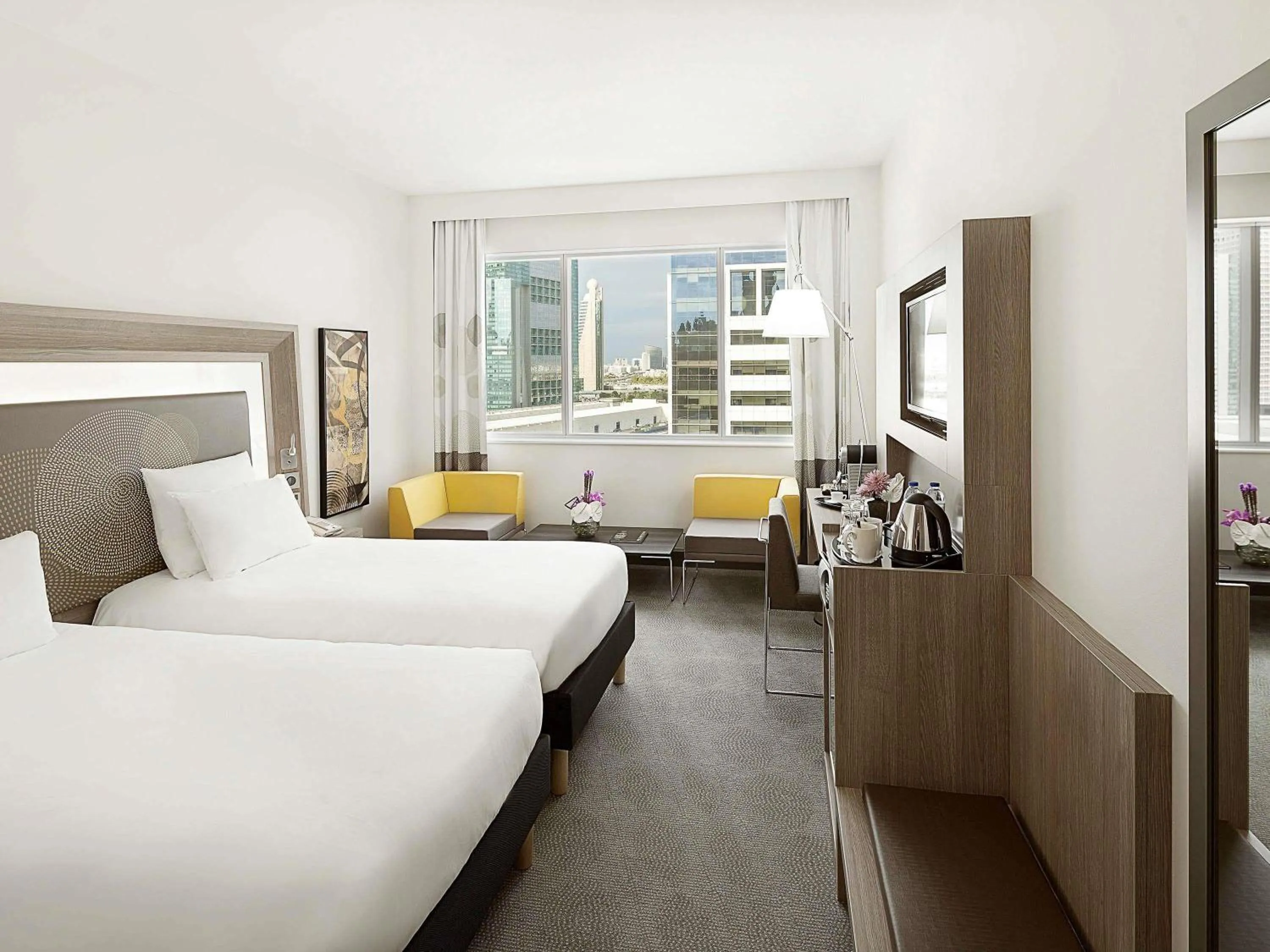 Bedroom, Bed in Novotel Dubai World Trade Centre