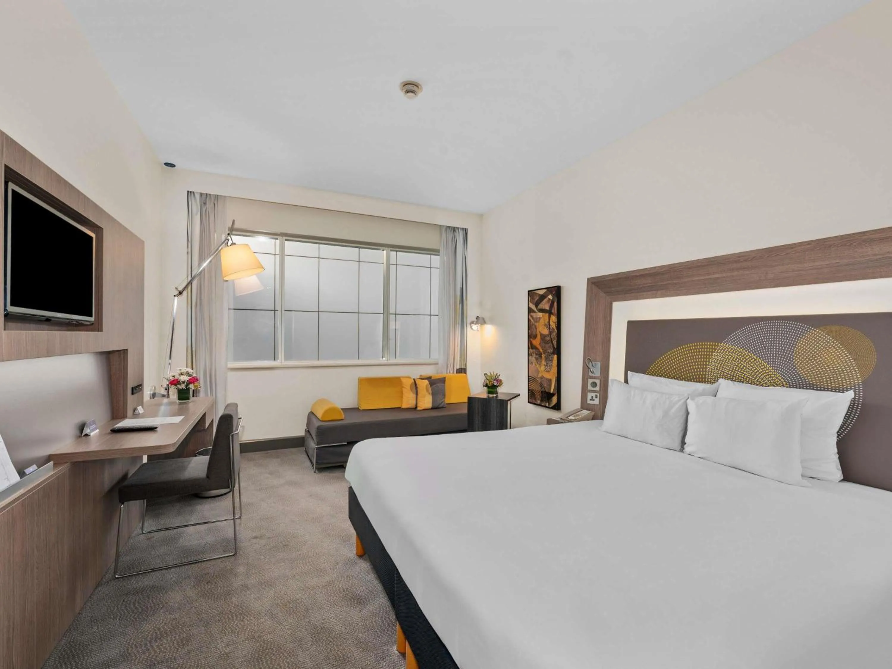 Bedroom, Bed in Novotel Dubai World Trade Centre