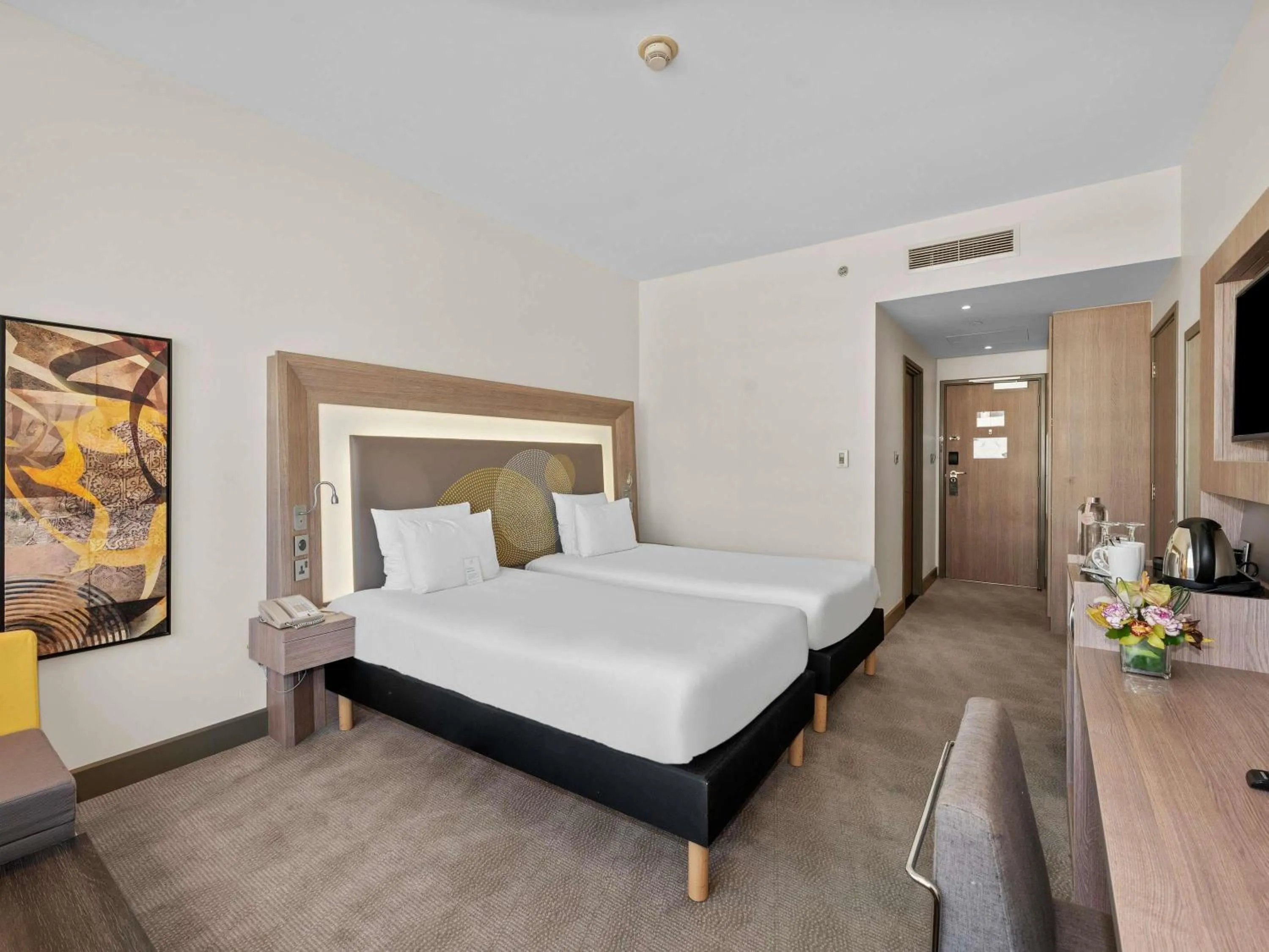 Bedroom, Bed in Novotel Dubai World Trade Centre