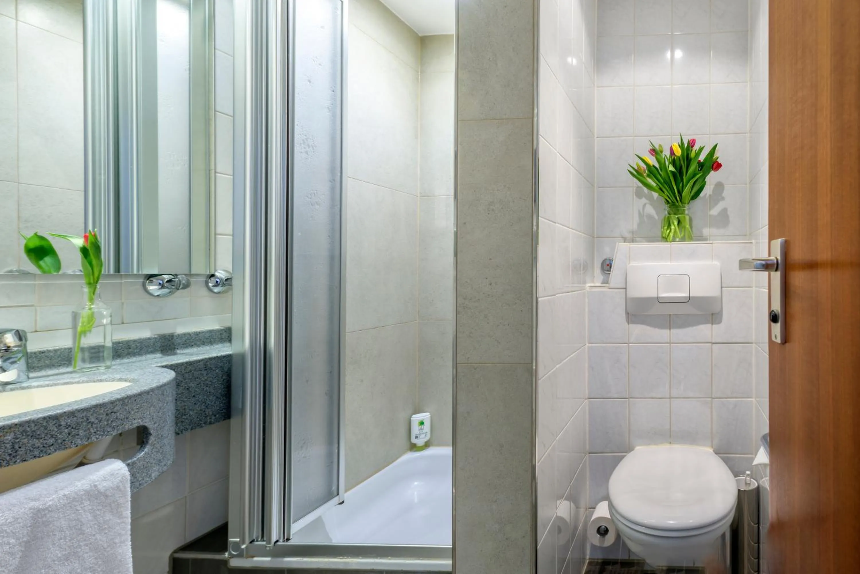 Shower in Hotel Heigl