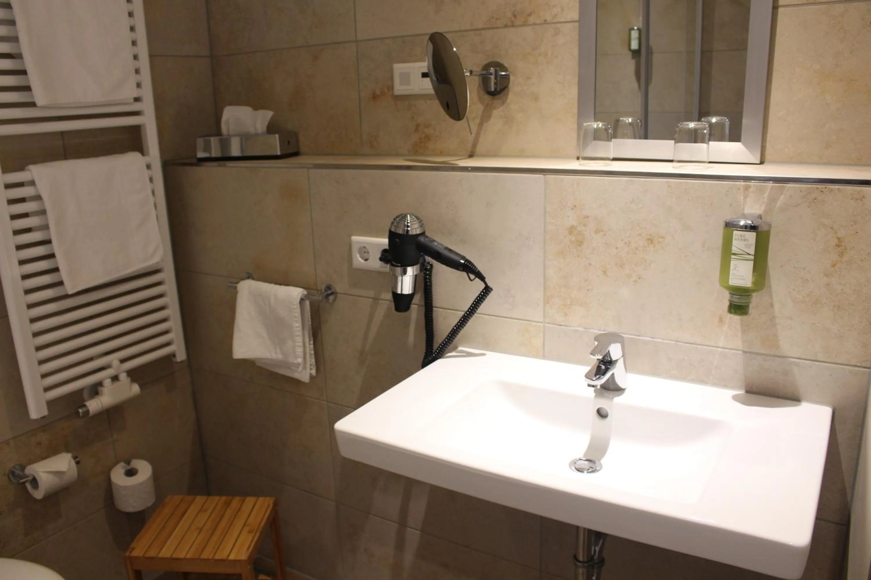 Bathroom in Hotel Häußler