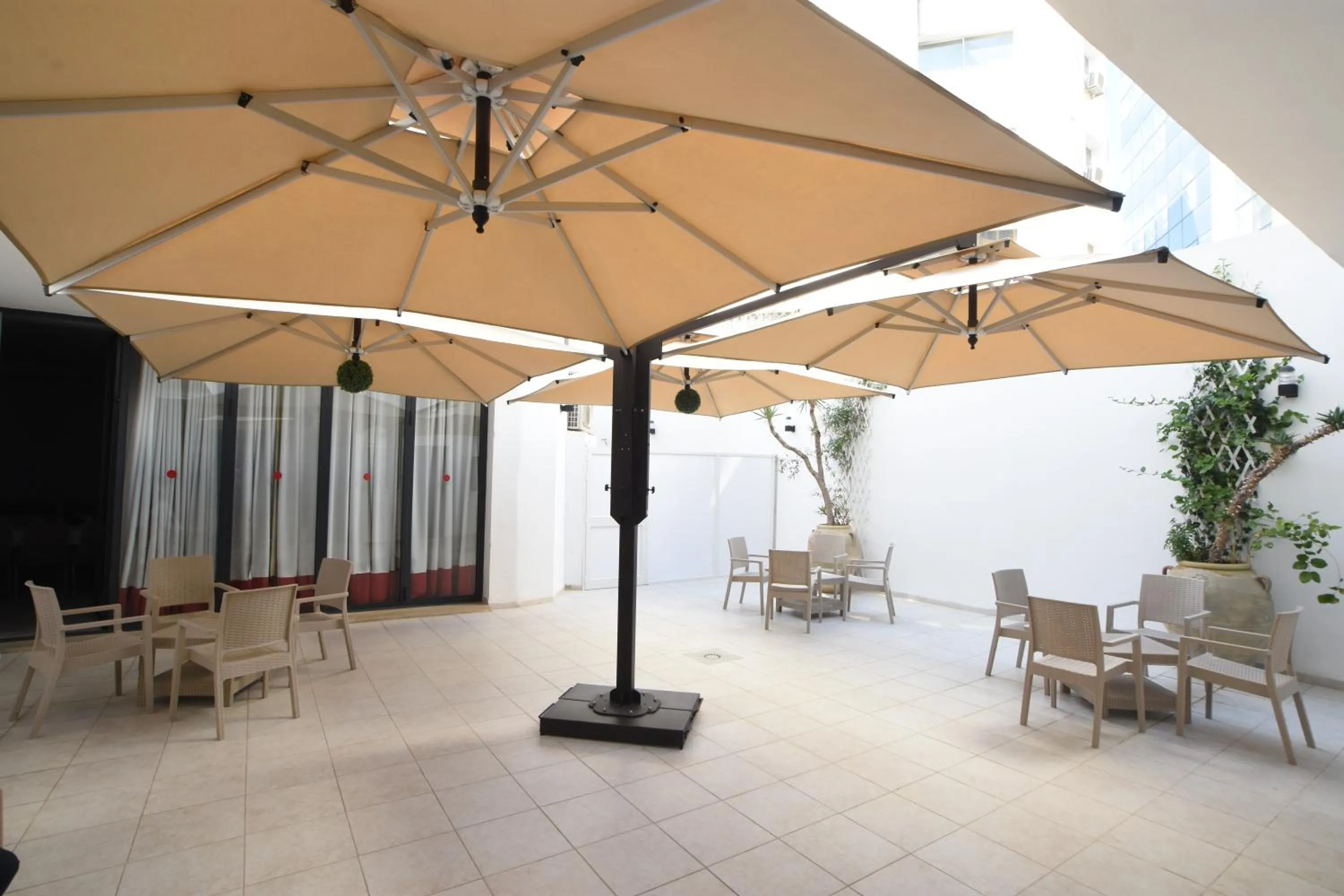 Balcony/Terrace in Downtown Tunis Hotel