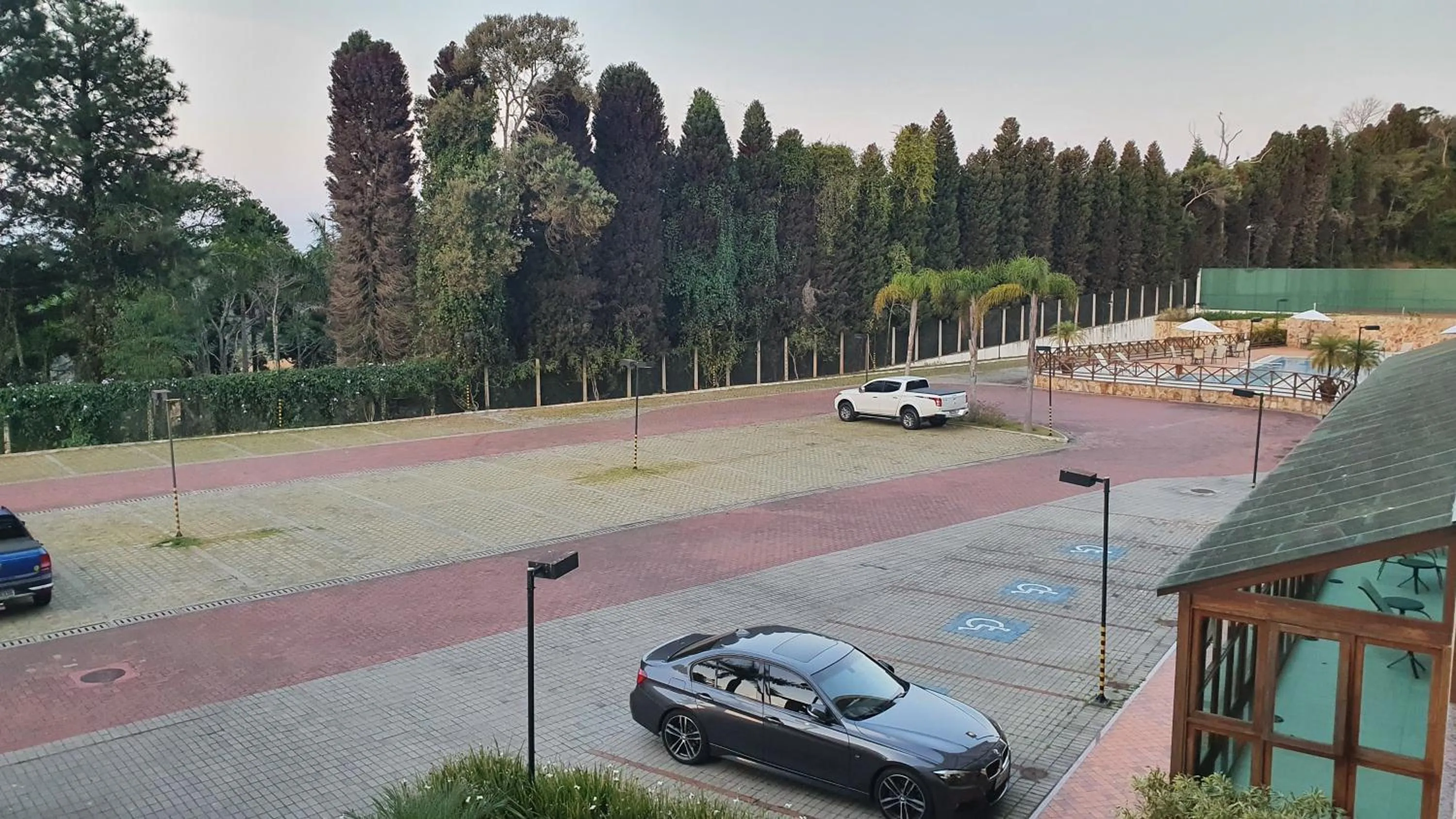 Inner courtyard view in Vista Azul Flat Service