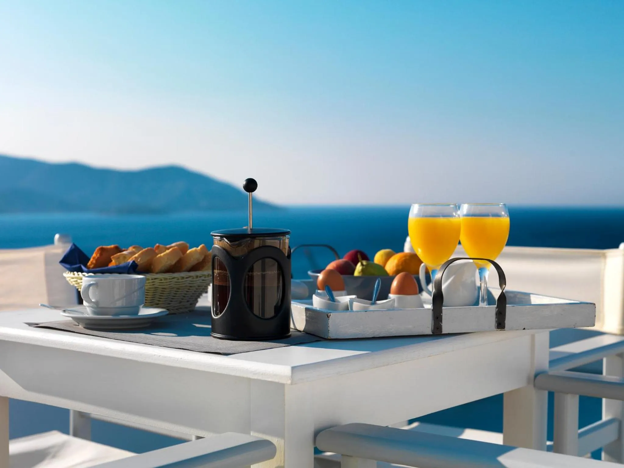 Balcony/Terrace in The Windmill Kimolos