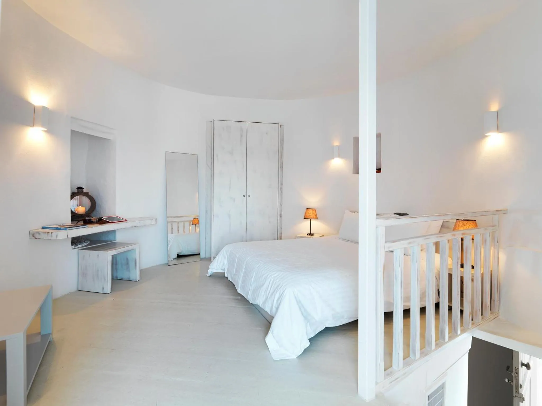 Bed in The Windmill Kimolos