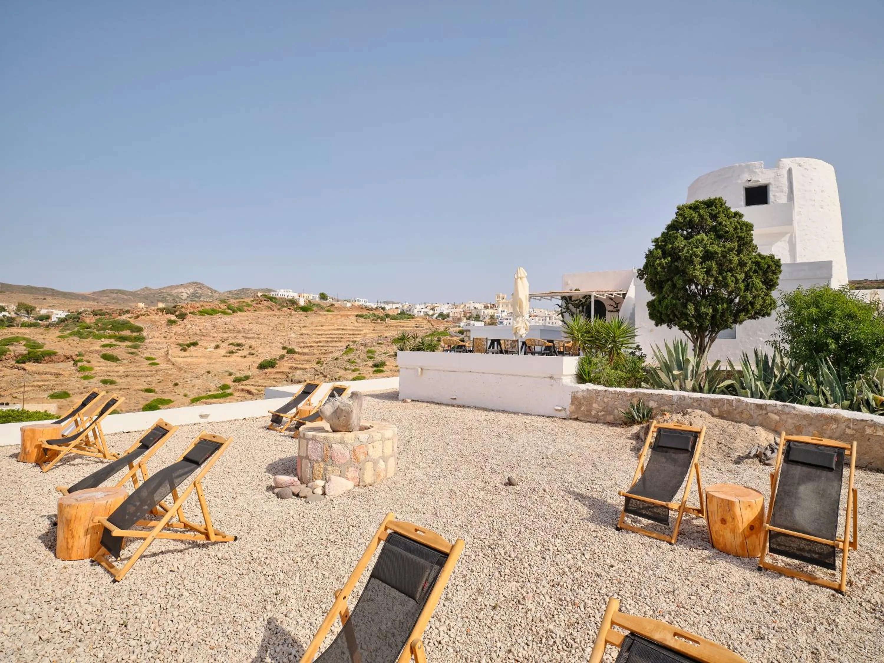 sunbed in The Windmill Kimolos