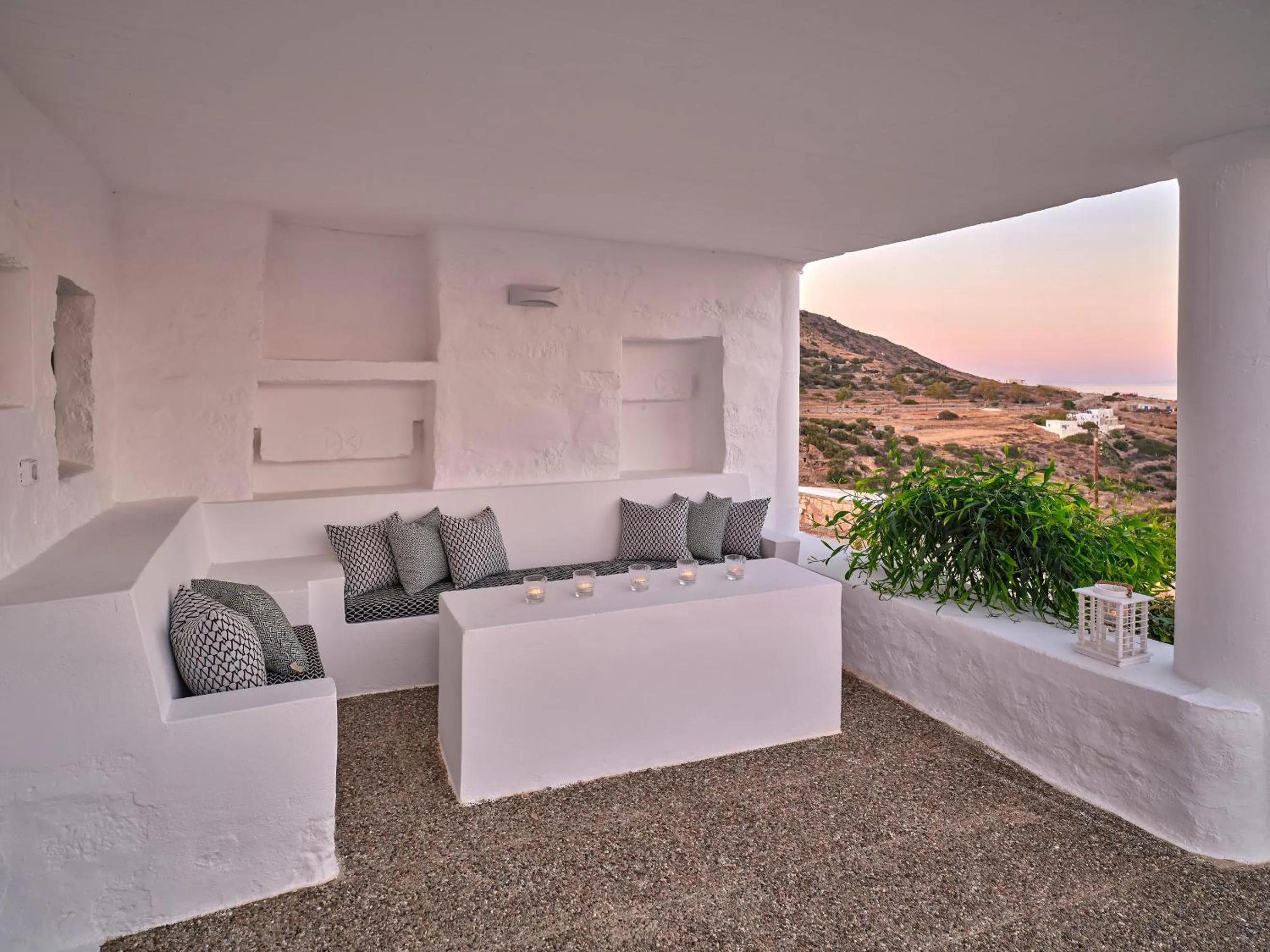 Patio in The Windmill Kimolos
