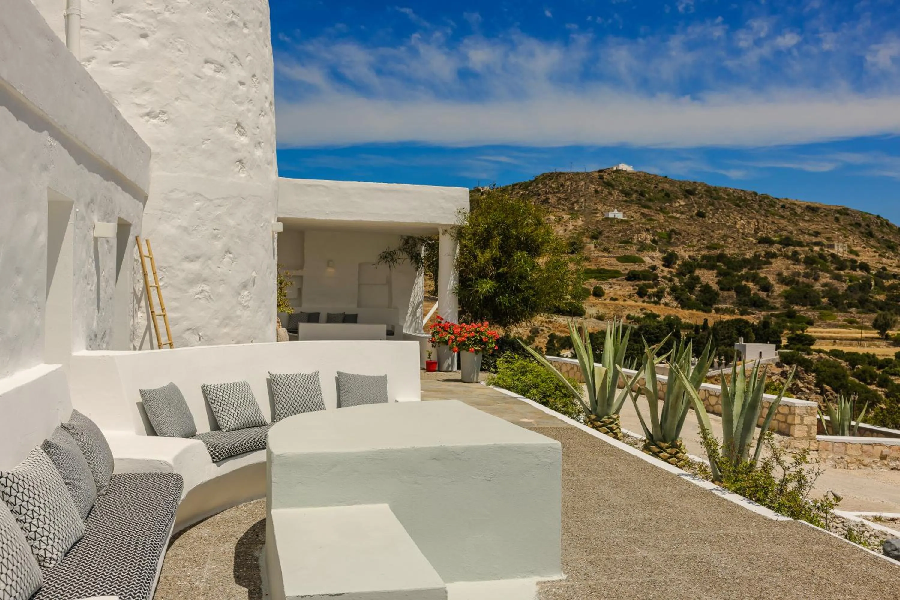 Balcony/Terrace in The Windmill Kimolos