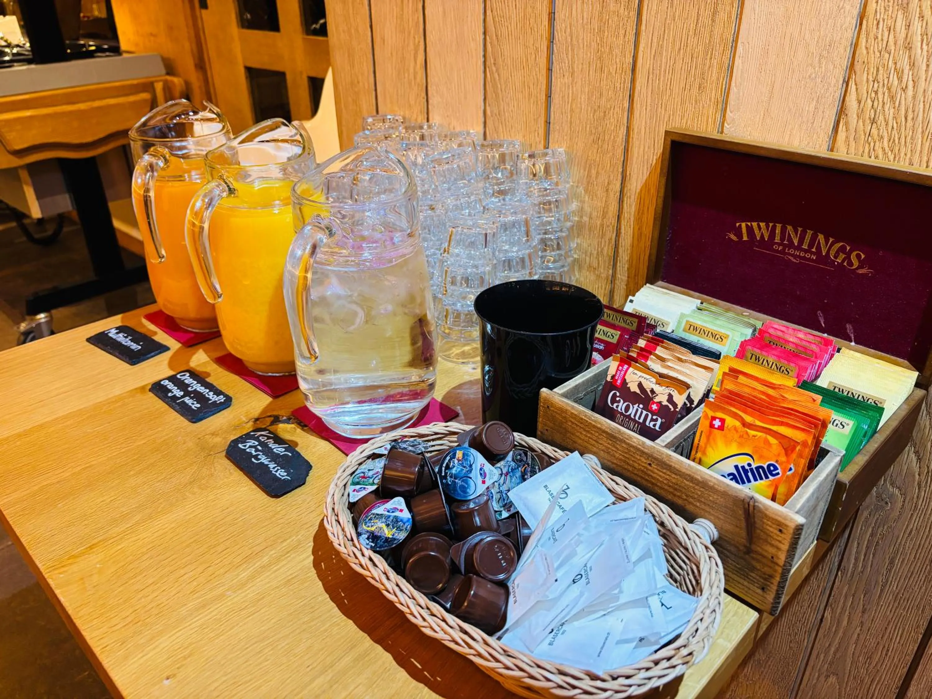 Breakfast in Typically Swiss Hotel Ermitage