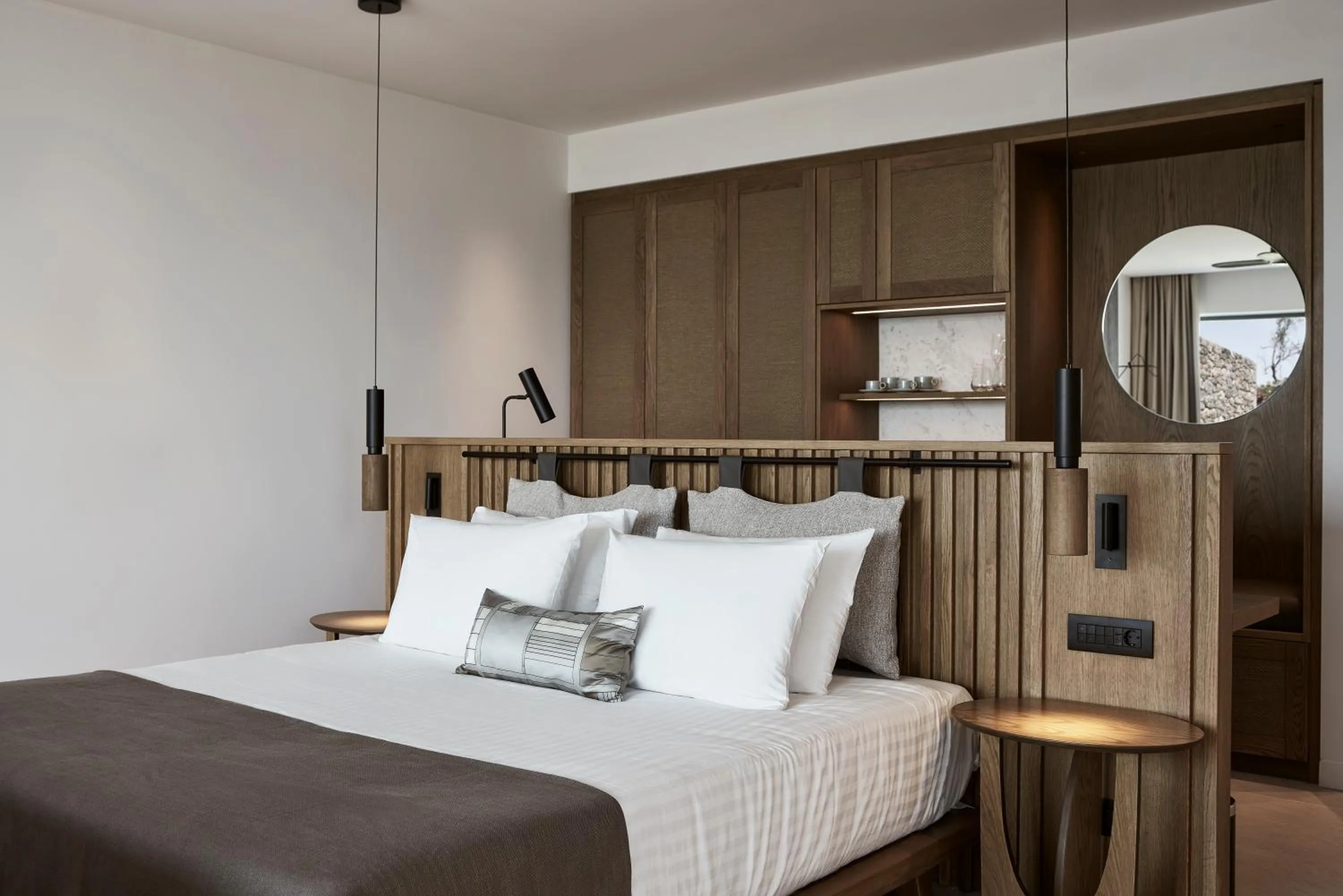 Bedroom, Bed in The Olivar Suites