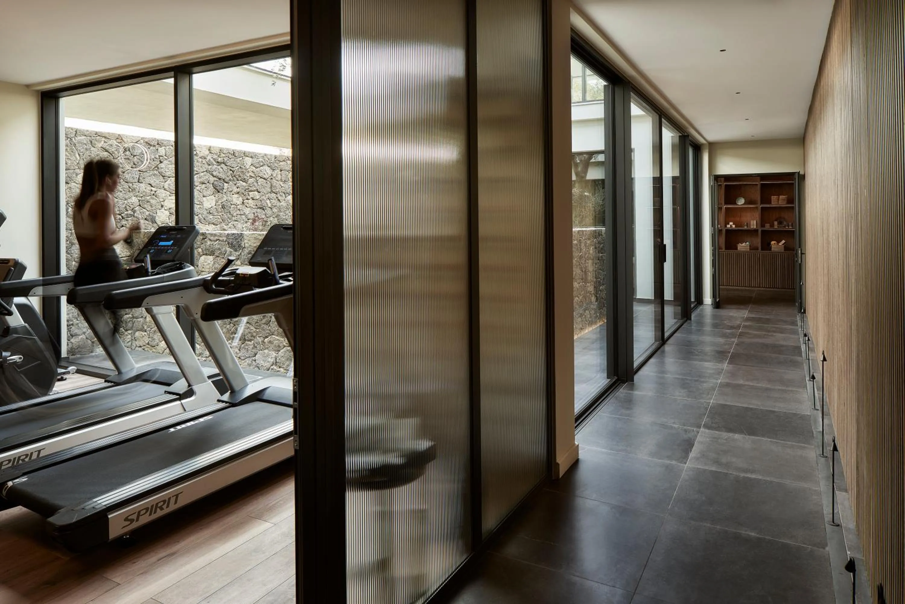 Fitness centre/facilities in The Olivar Suites