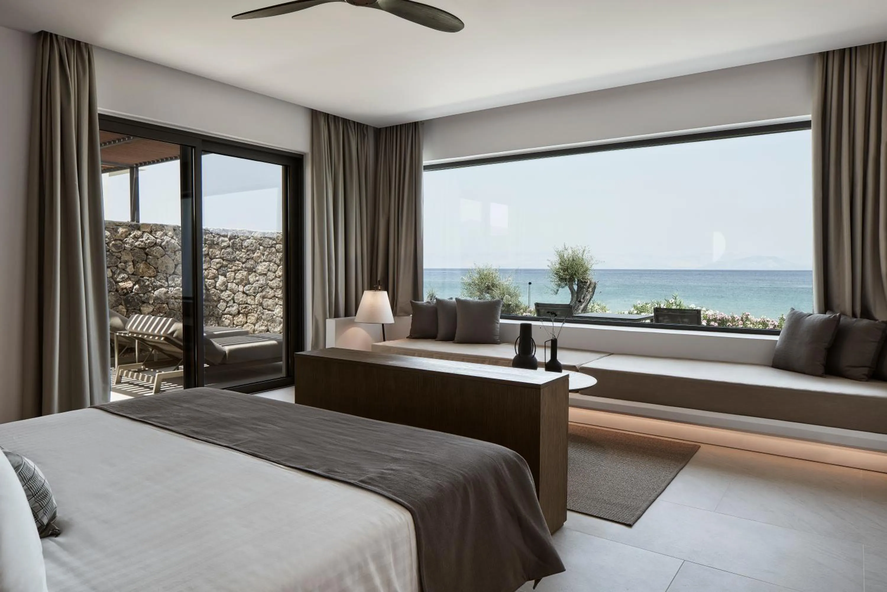 Sea view, Bed in The Olivar Suites
