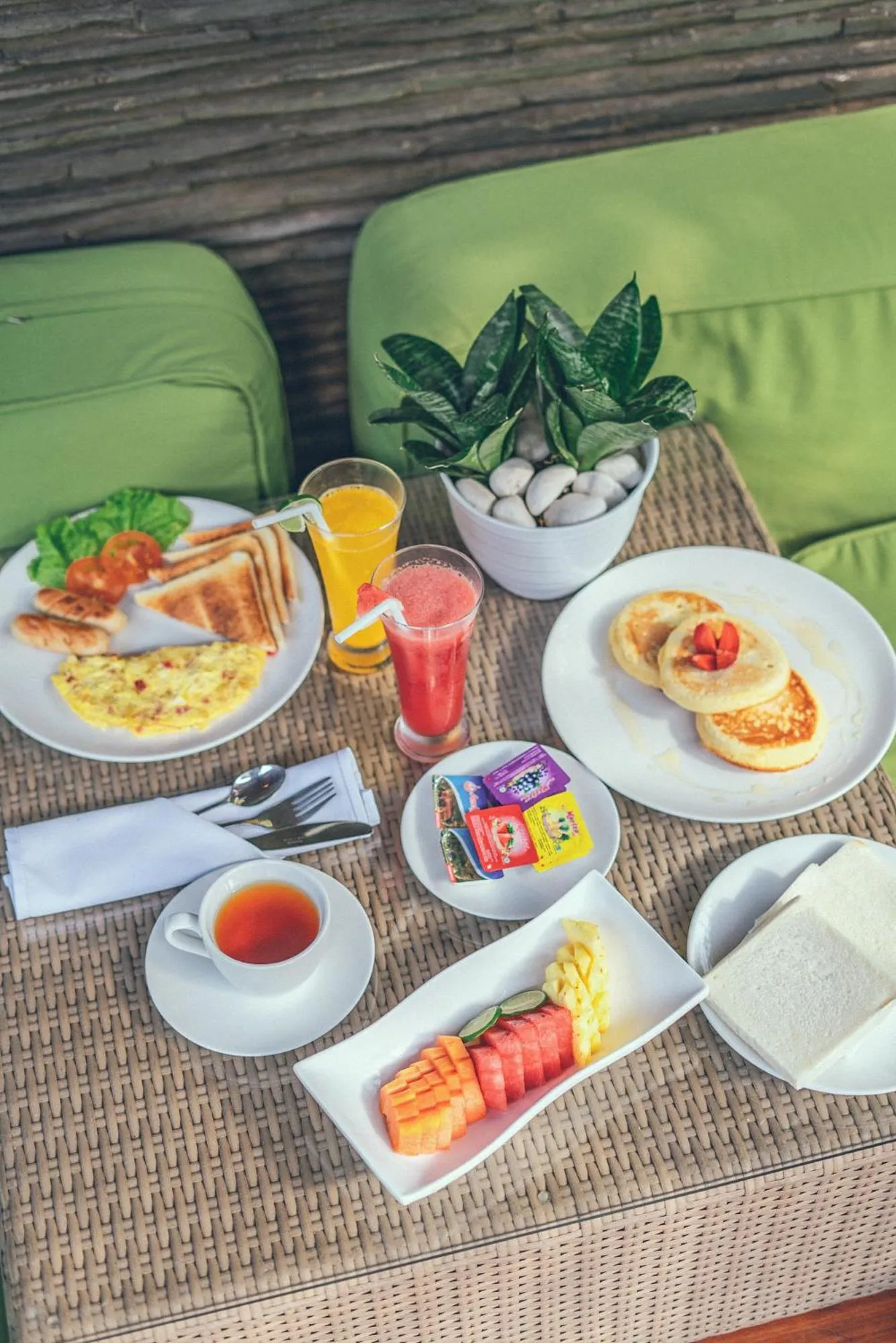 Breakfast in Villa Litera Canggu Bali