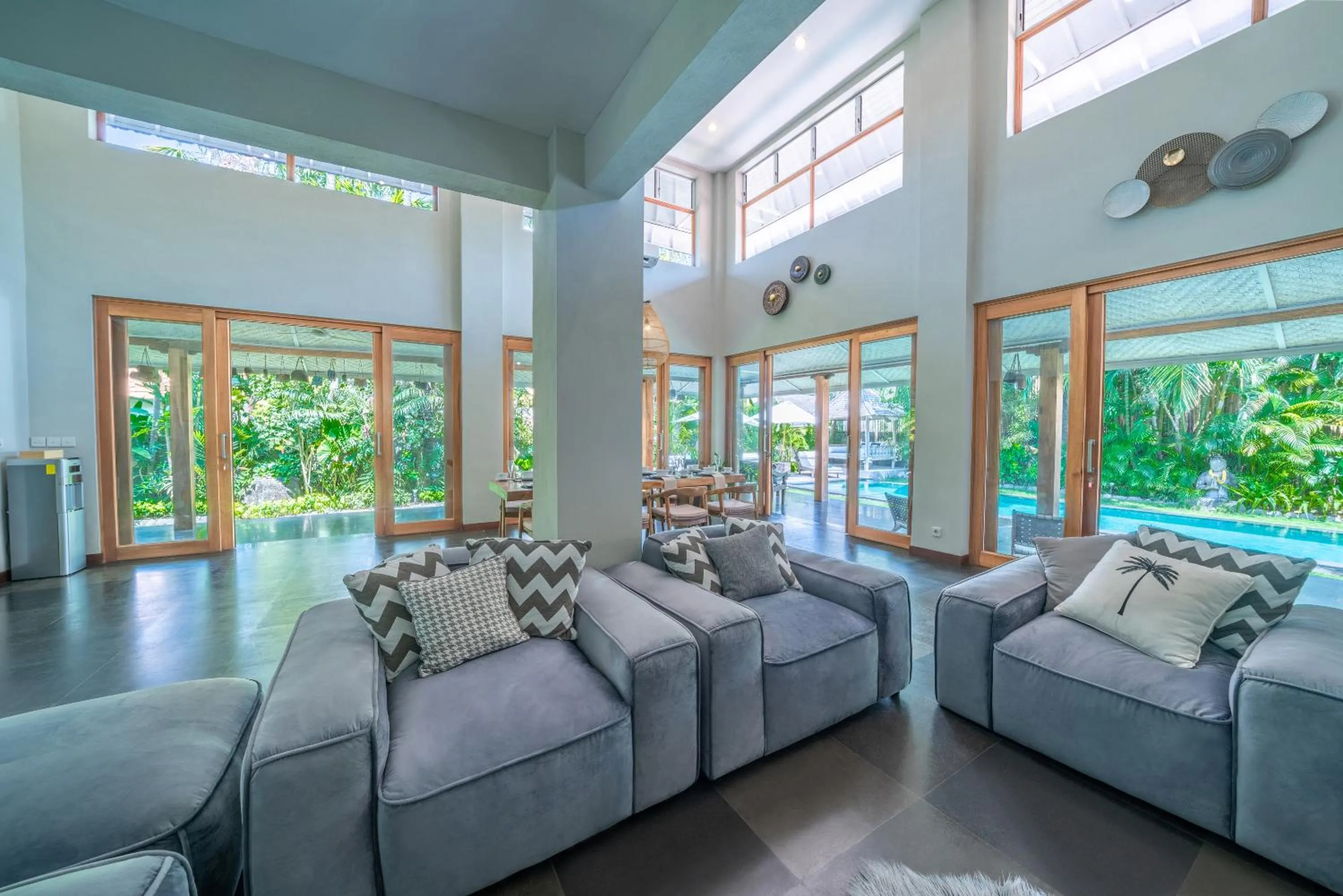 Communal lounge/ TV room in Villa Litera Canggu Bali