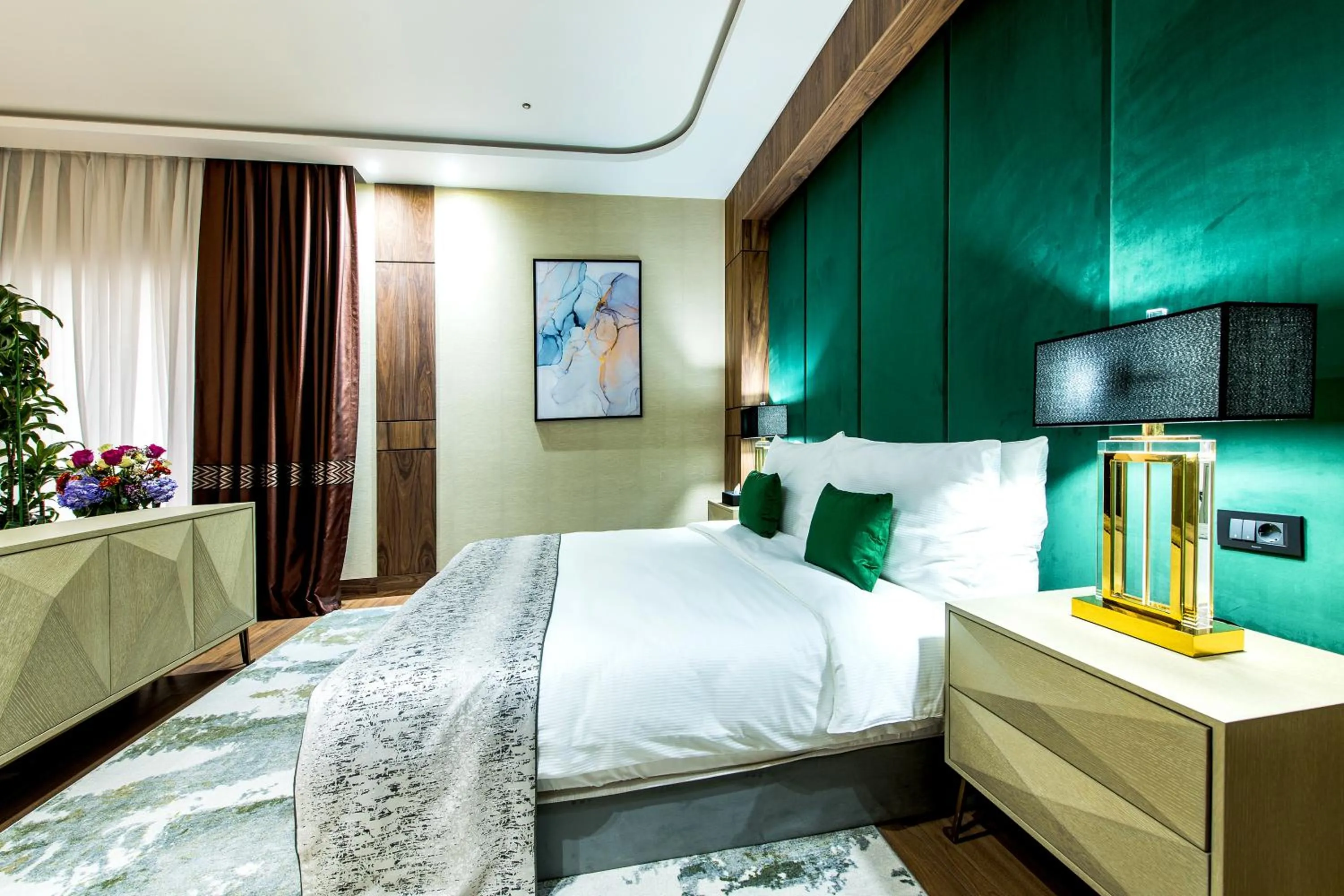 Bed in Rixos Turkistan