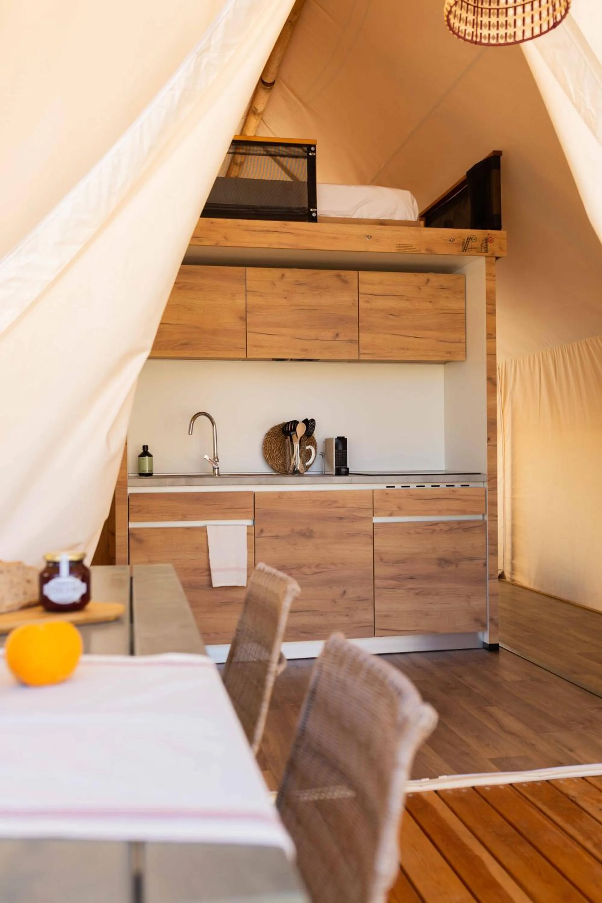 Bed in wecamp Cabo de Gata