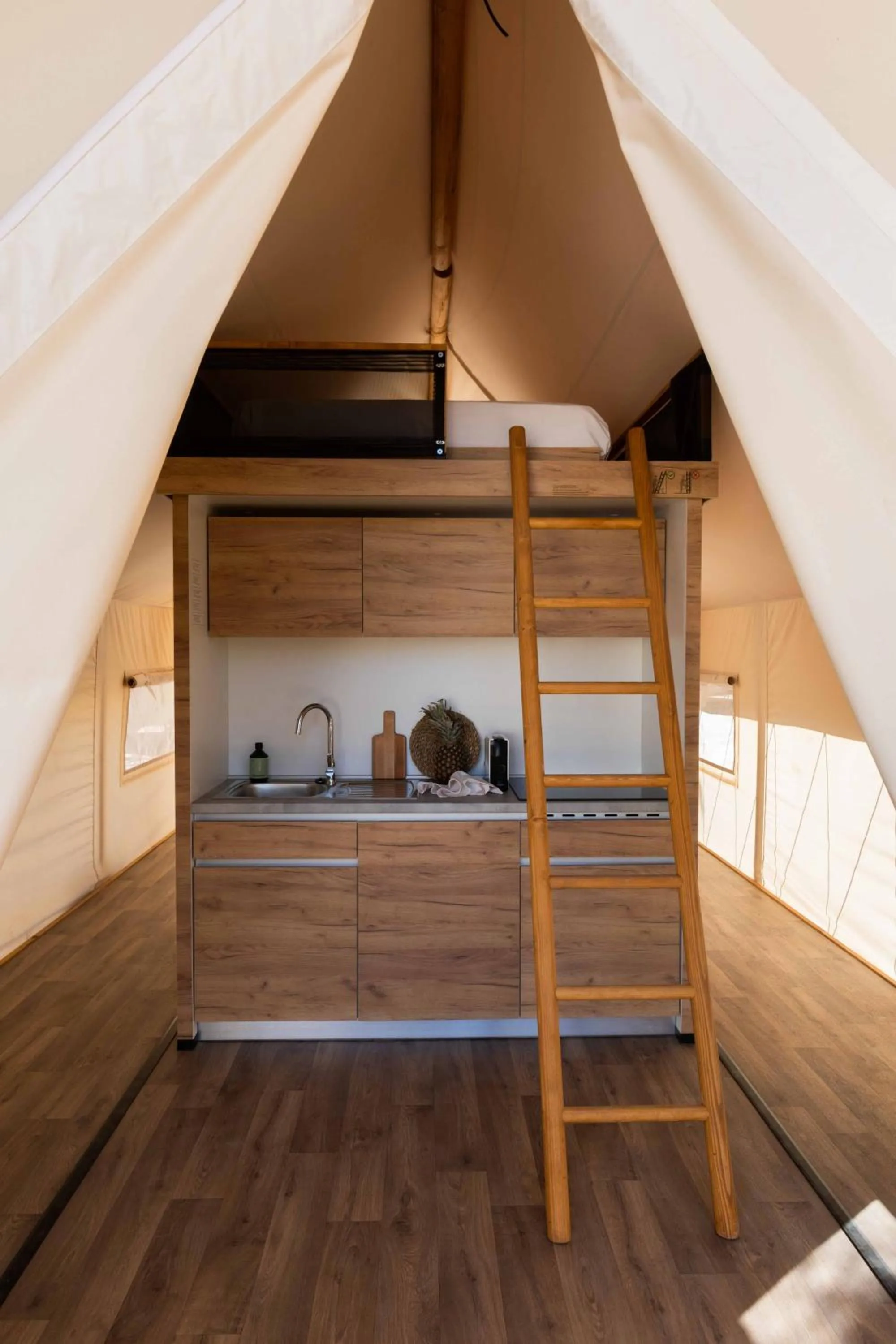 Bed in wecamp Cabo de Gata