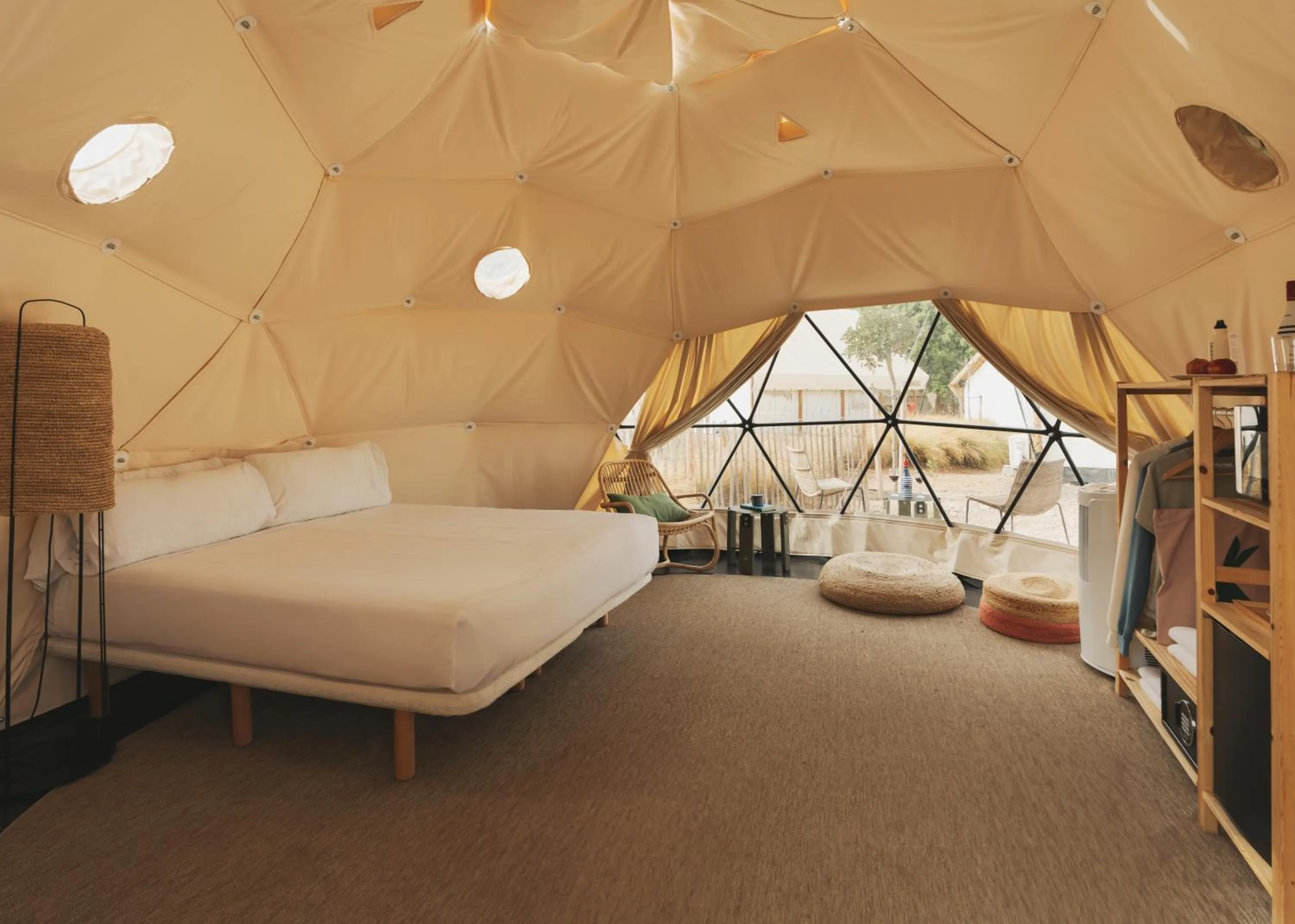 Bed in wecamp Cabo de Gata