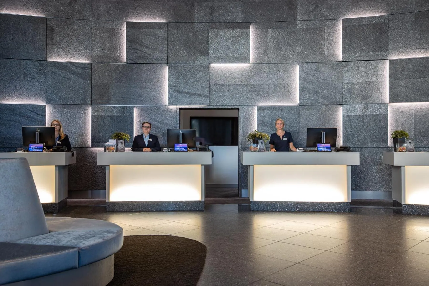 Lobby or reception in ScanHotels City