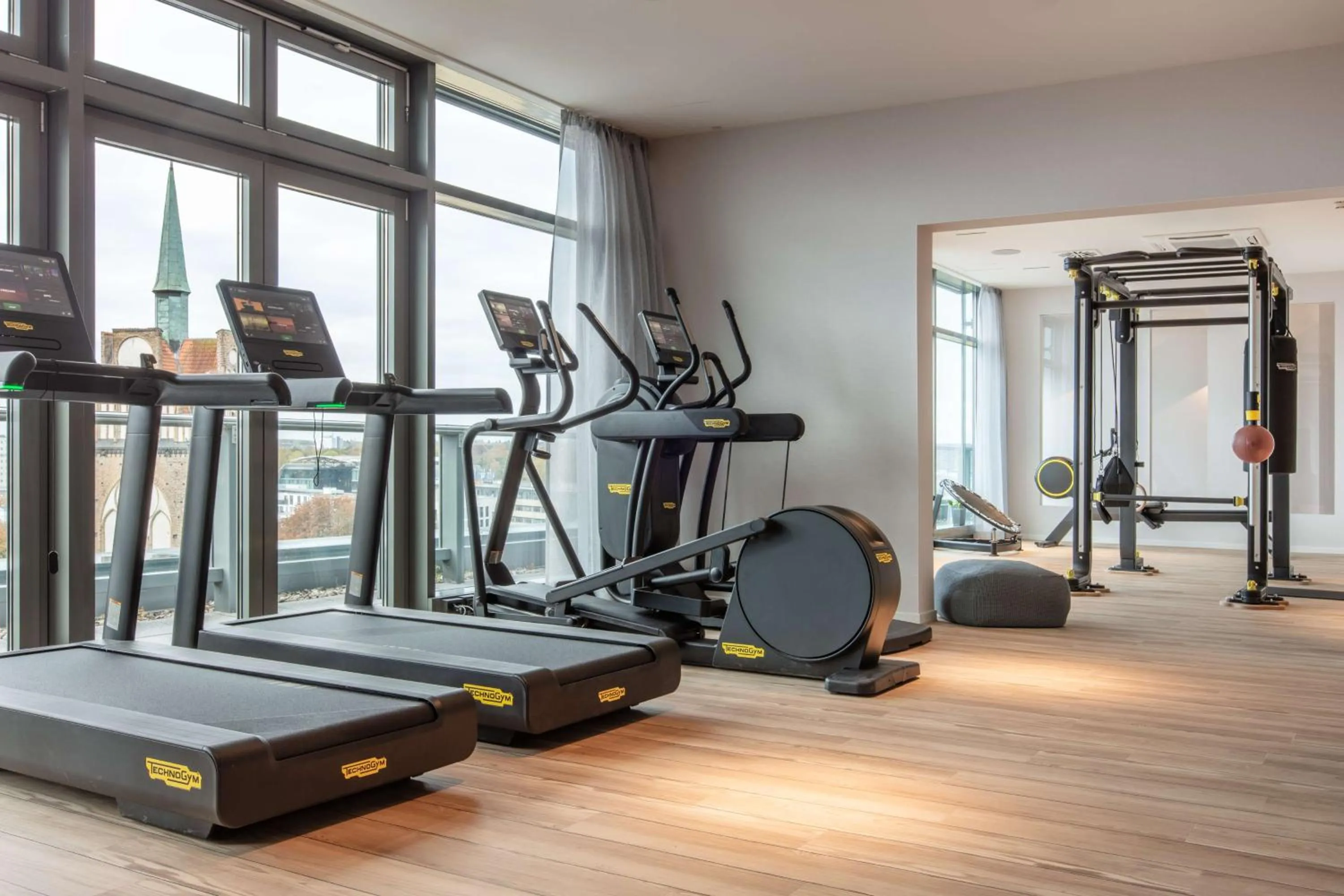 Fitness centre/facilities in Radisson Blu Hotel Rostock
