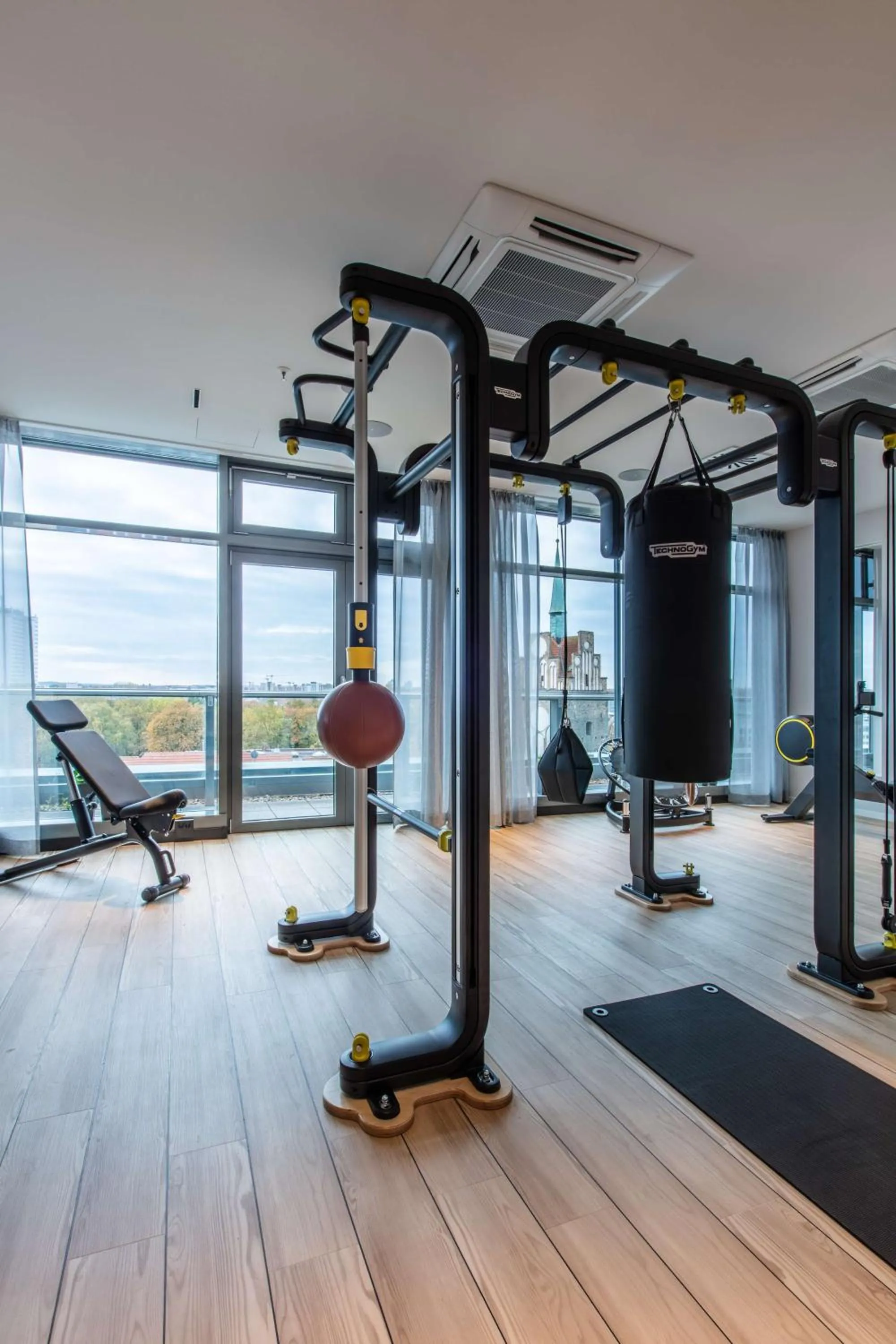 Fitness centre/facilities in Radisson Blu Hotel Rostock