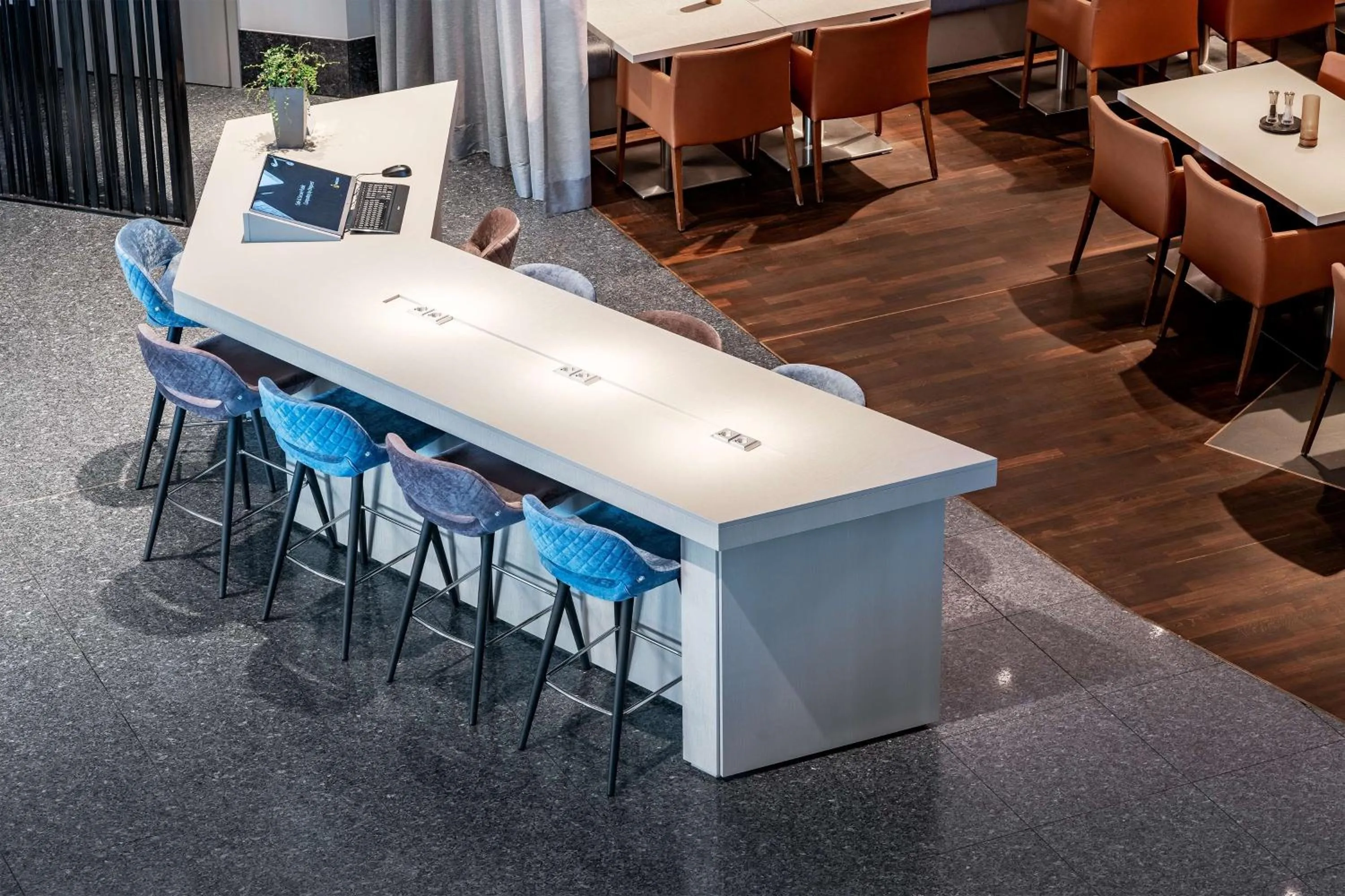 Lobby or reception in Radisson Blu Hotel Rostock