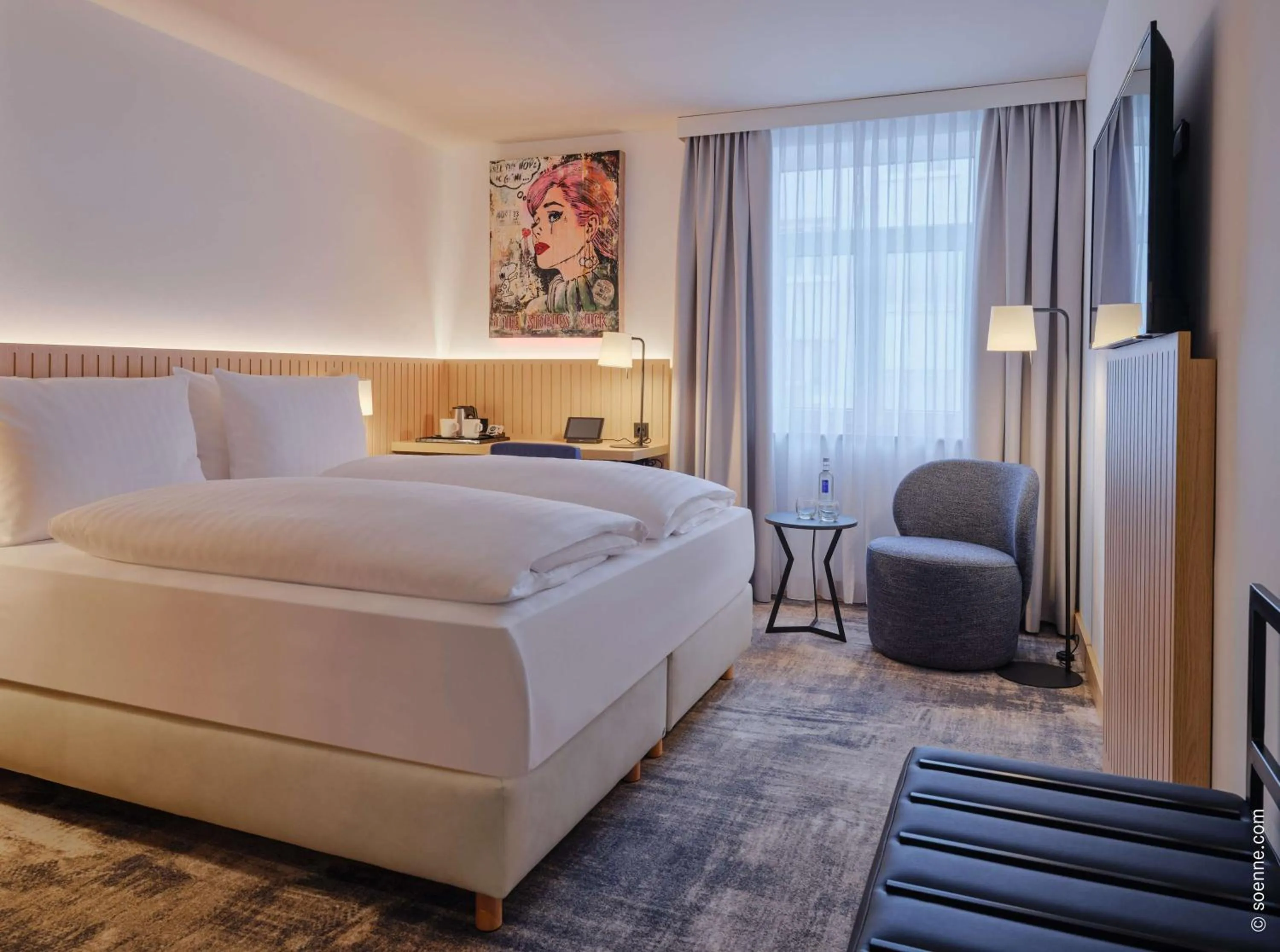 Bedroom, Bed in Dorint Hotel Würzburg