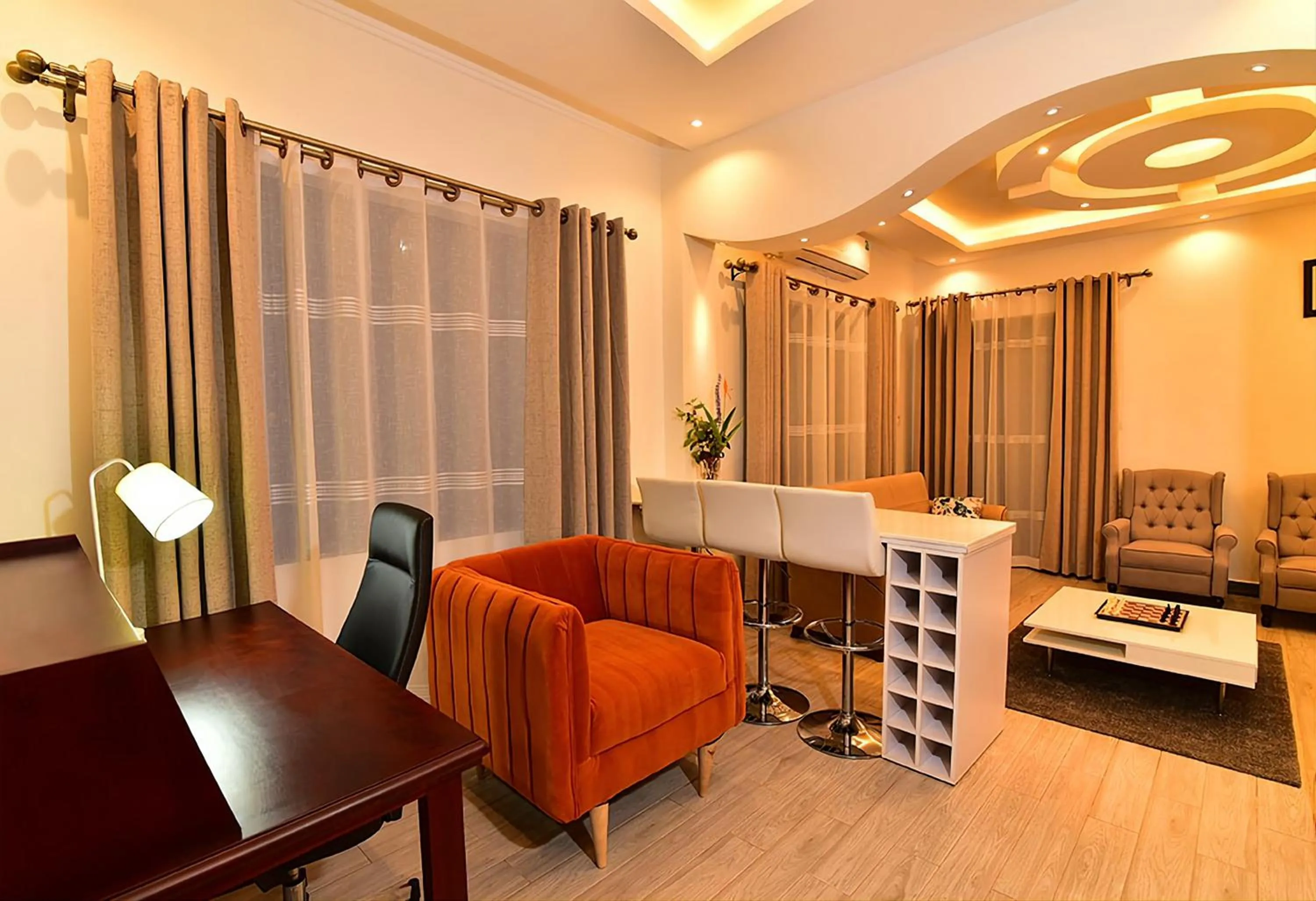 Living room in ENTEBBESTAY APARTHOTEL - Kitooro